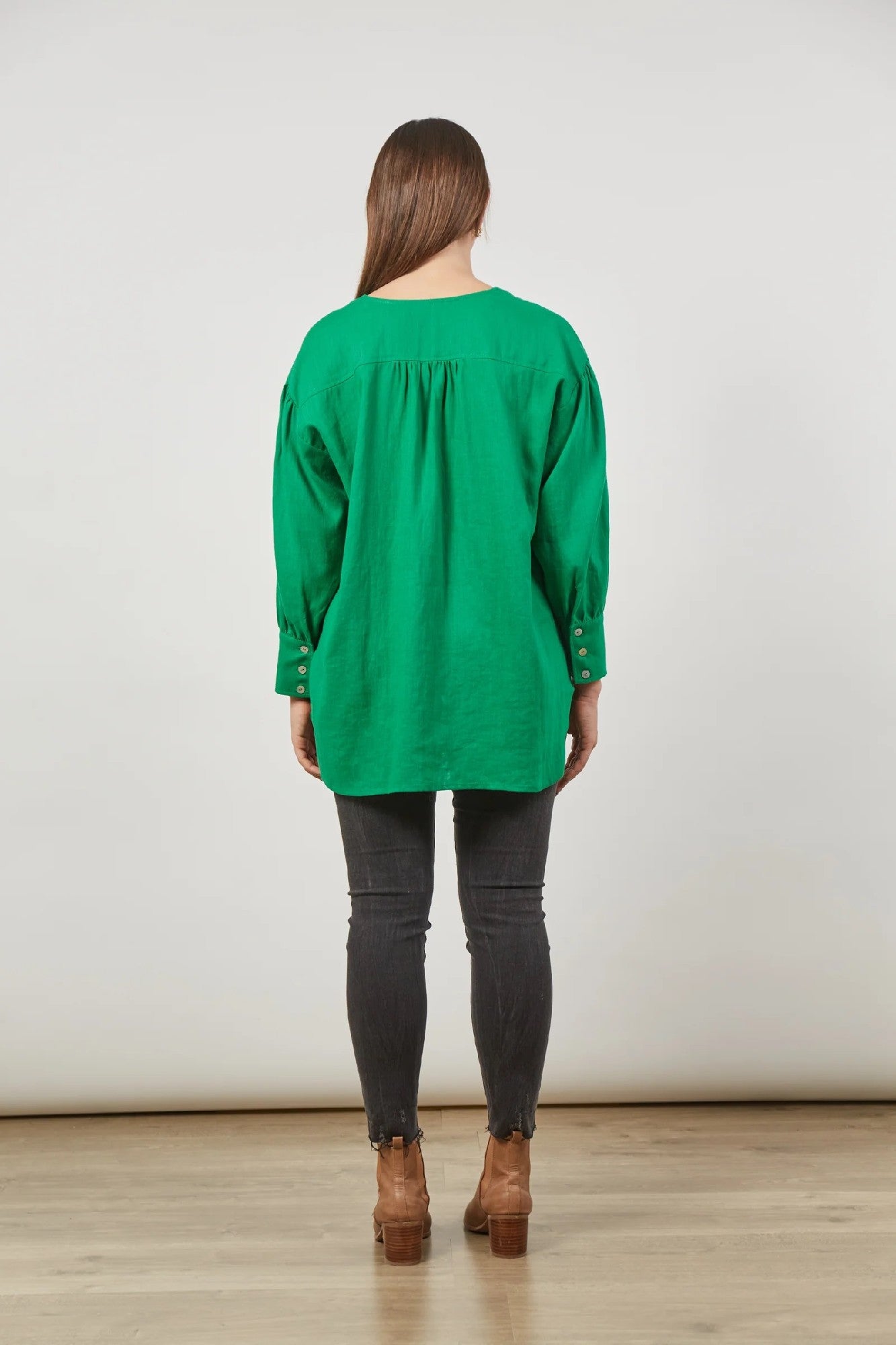 Isle Of Mine Panorama Blouse [COLOUR:Meadow SIZE:Xs/s]