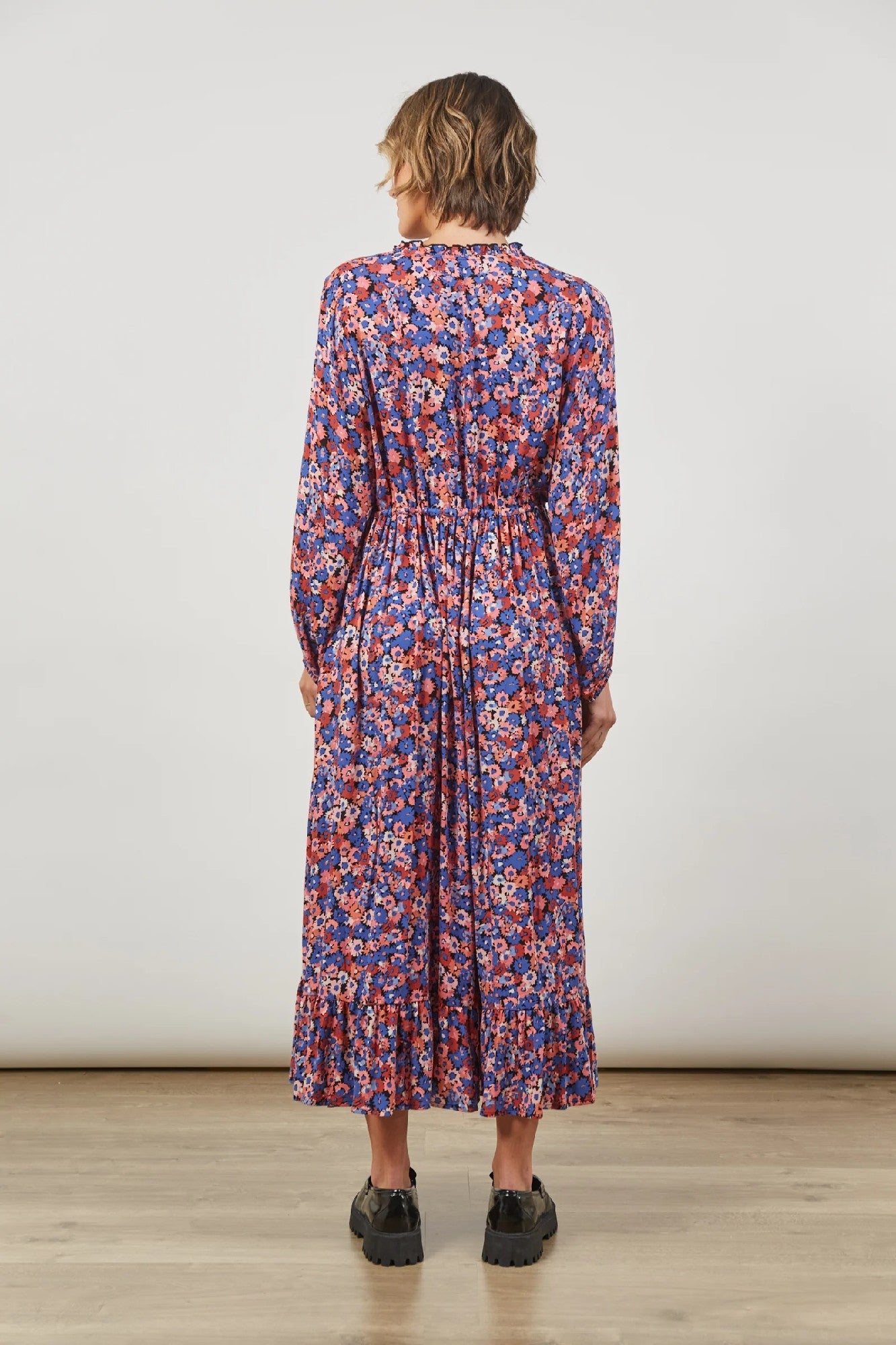 Isle Of Mine Euphoria Tie Maxi [COLOUR:Azure Bloom SIZE:S/m]