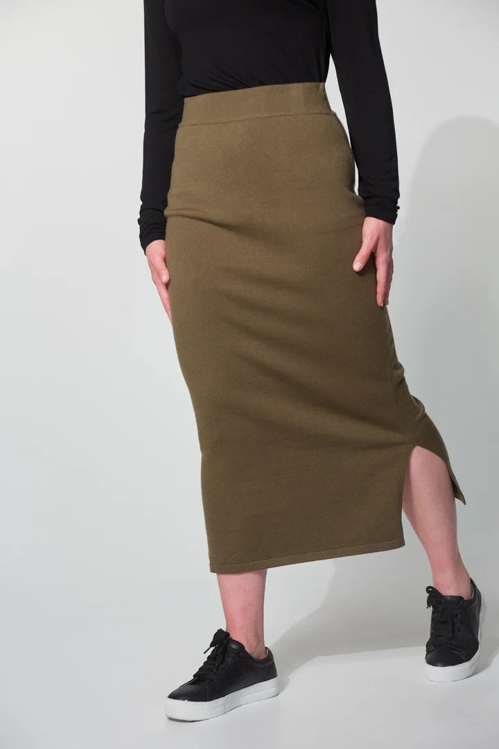 Haven Nikolai Knit Skirt [COLOUR:Fern SIZE:Xs/s]