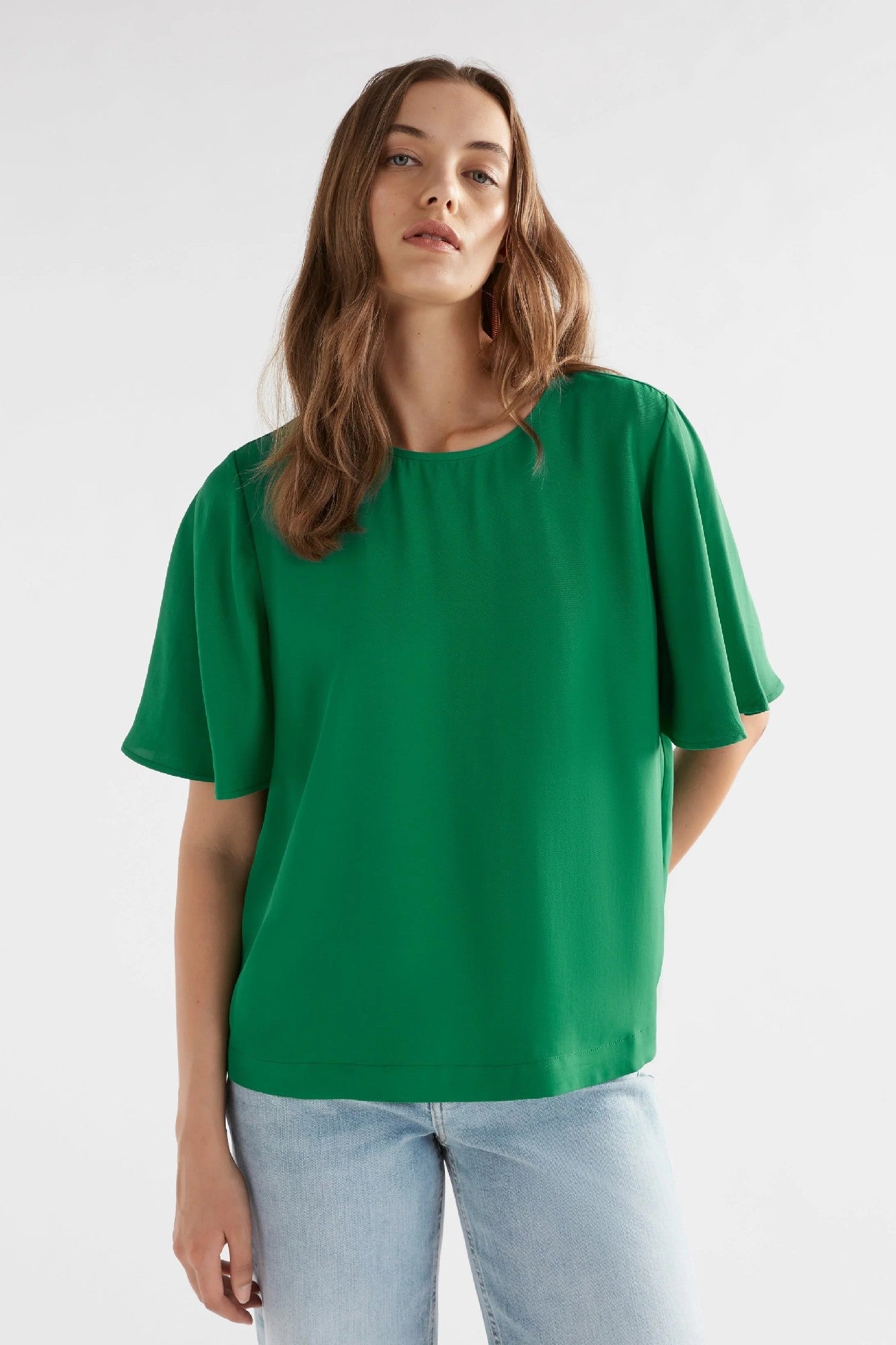 Elk Deili Top [COLOUR:Jewel Green SIZE:12]