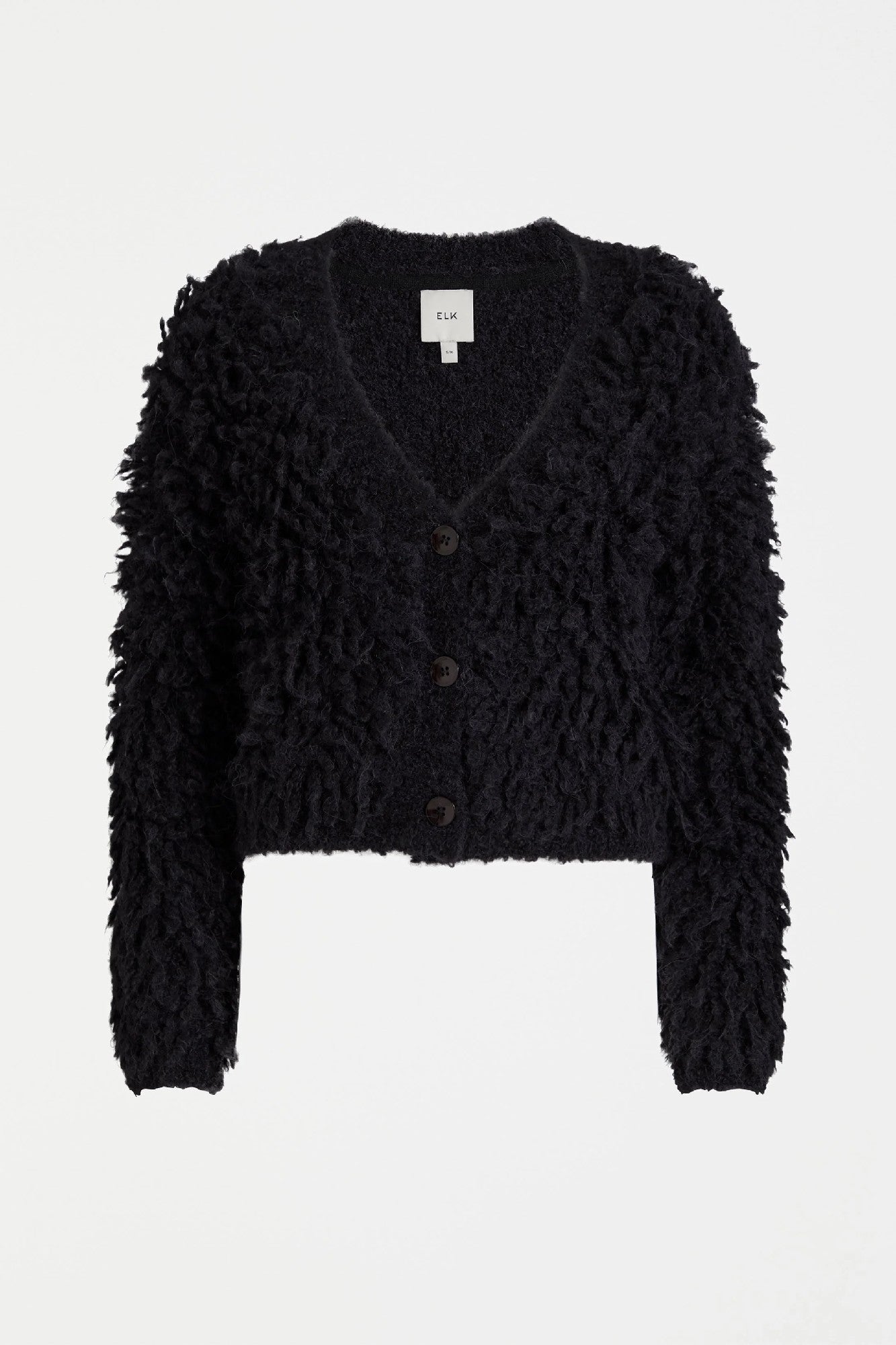 Elk Arnon Cardigan [COLOUR:Black SIZE:M/l]