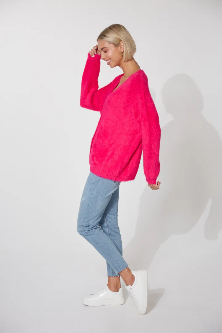 Haven Nord Cardigan [COLOUR:Azalea   SIZE:Xs/s]