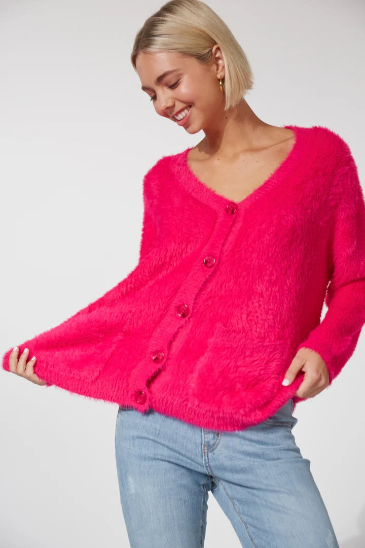 Haven Nord Cardigan [COLOUR:Azalea   SIZE:Xs/s]