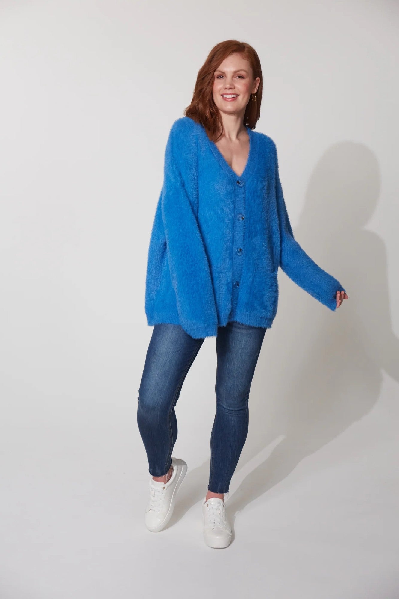 Haven Nord Cardigan [COLOUR:Cobalt SIZE:S/m]