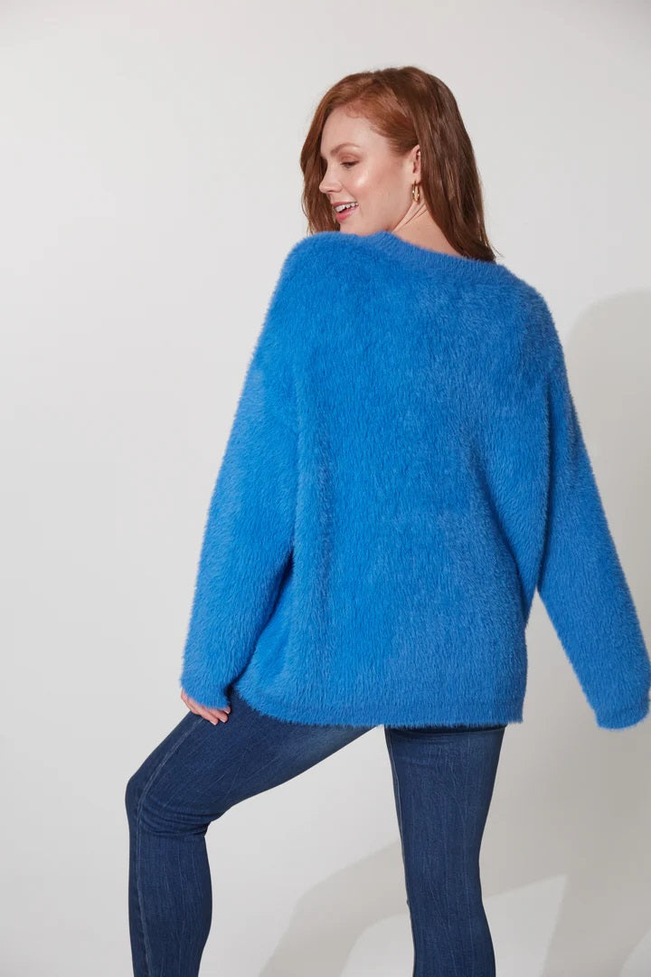 Haven Nord Cardigan [COLOUR:Cobalt SIZE:S/m]