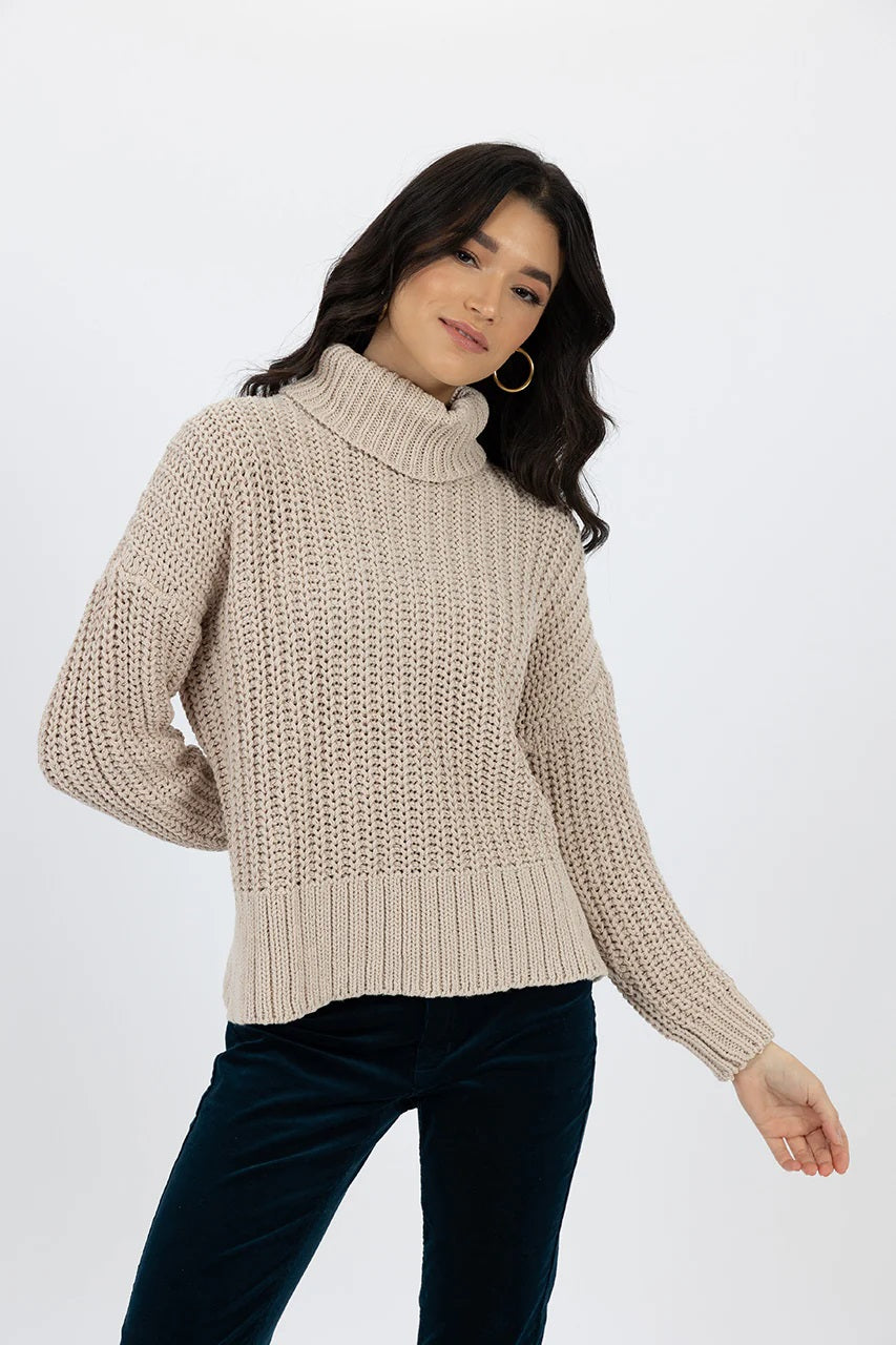 Humidity Jordie Jumper [COLOUR:Sand SIZE:S/m]