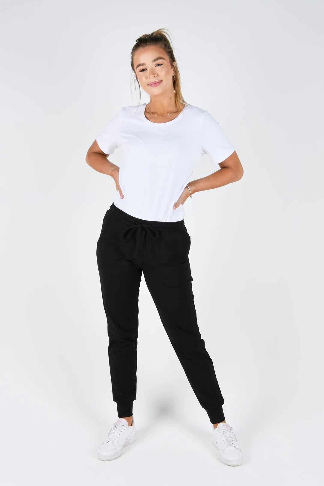 One Ten Willow Everyday Pant [COLOUR:Black SIZE:XS]