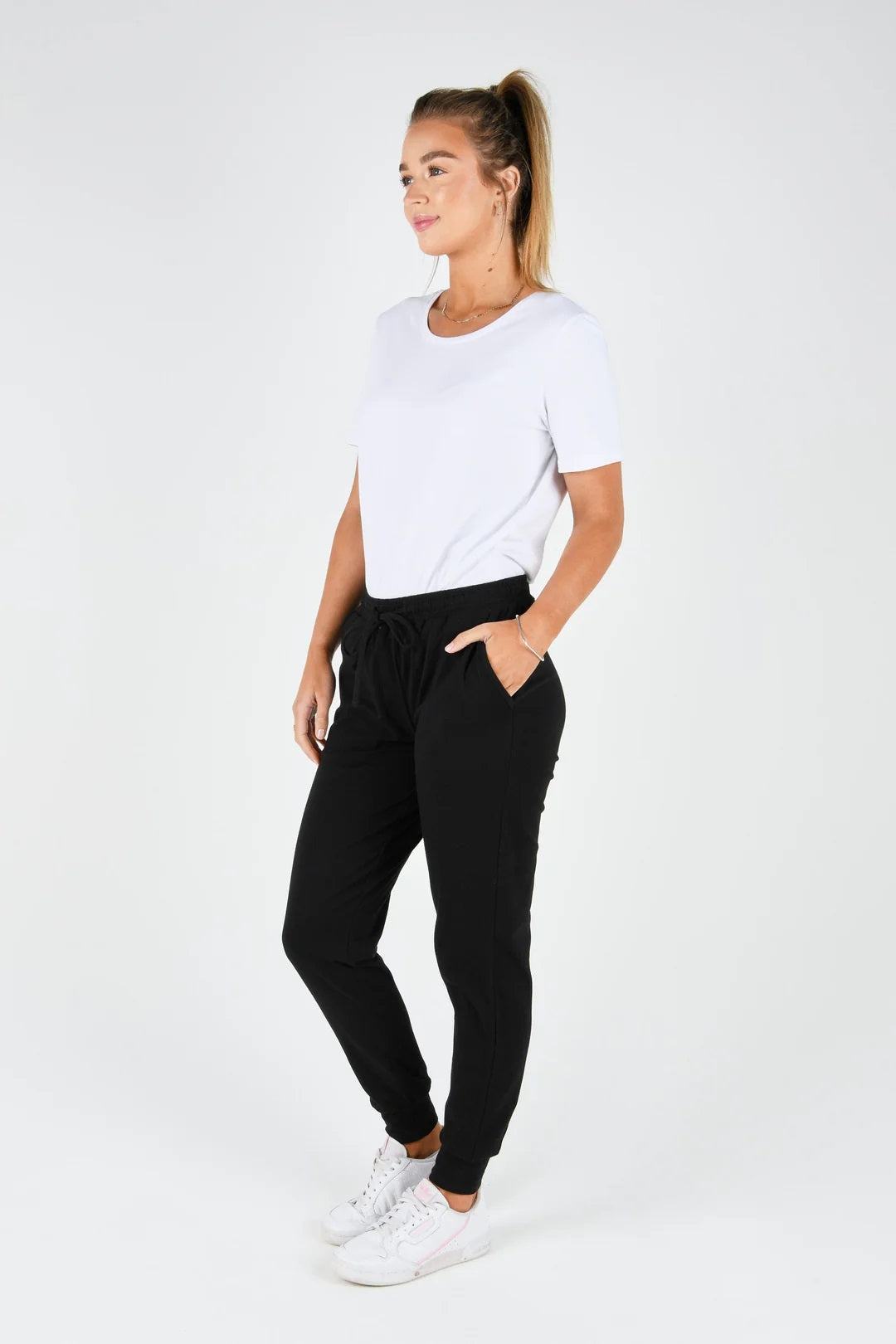 One Ten Willow Everyday Pant [COLOUR:Black SIZE:XS]