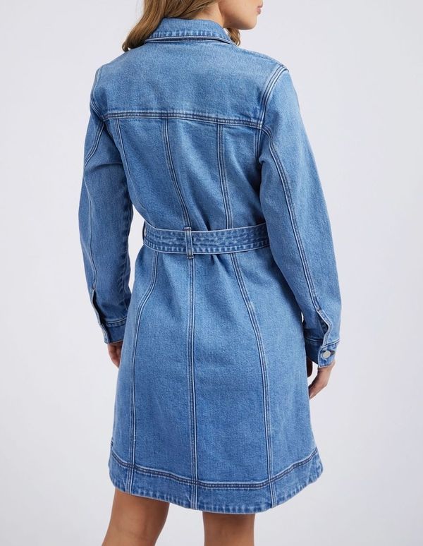 Foxwood Riley Denim Dress [COLOUR:Blue denim SIZE:8]