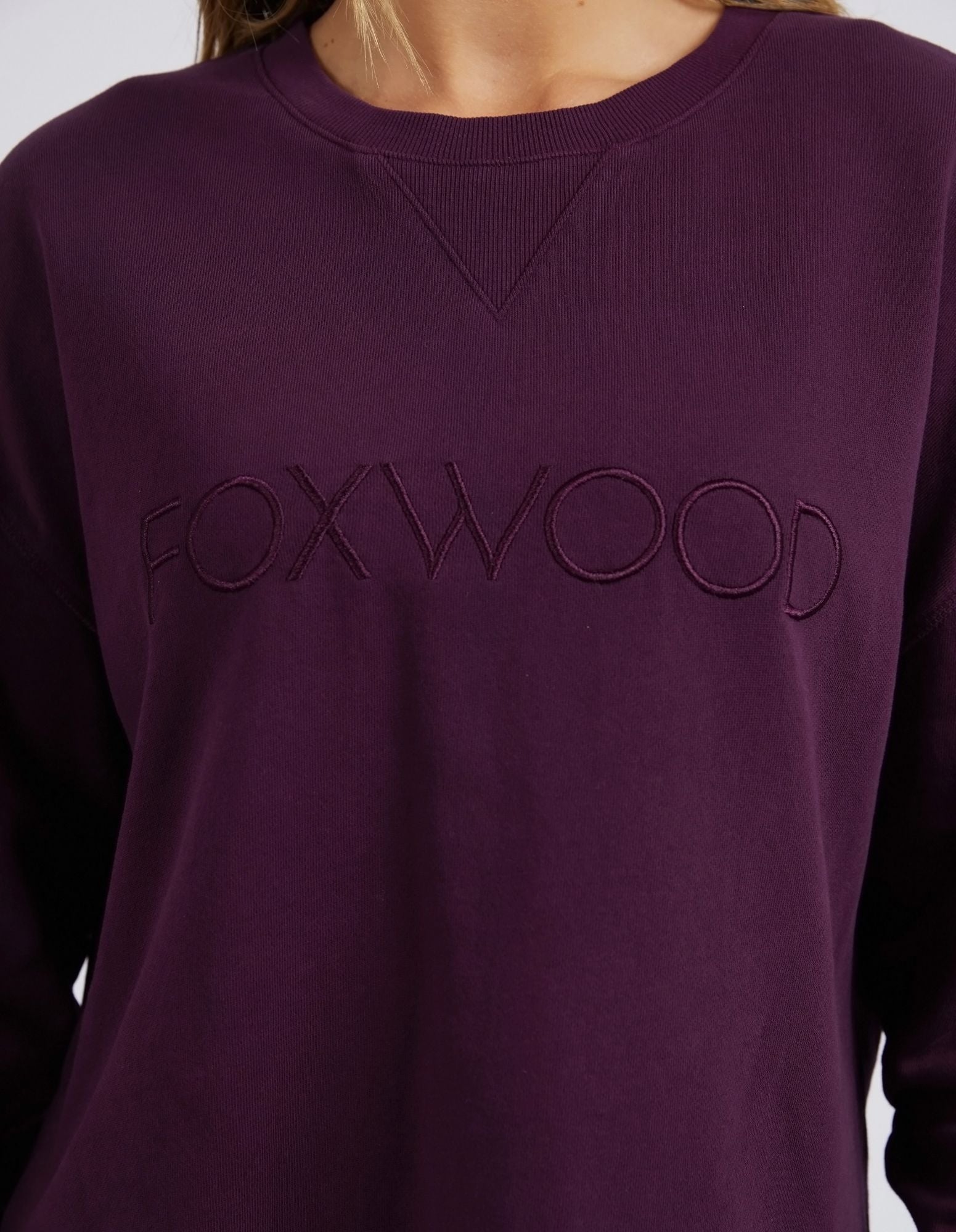 Foxwood Simplified Crew [COLOUR:Plum SIZE:6]