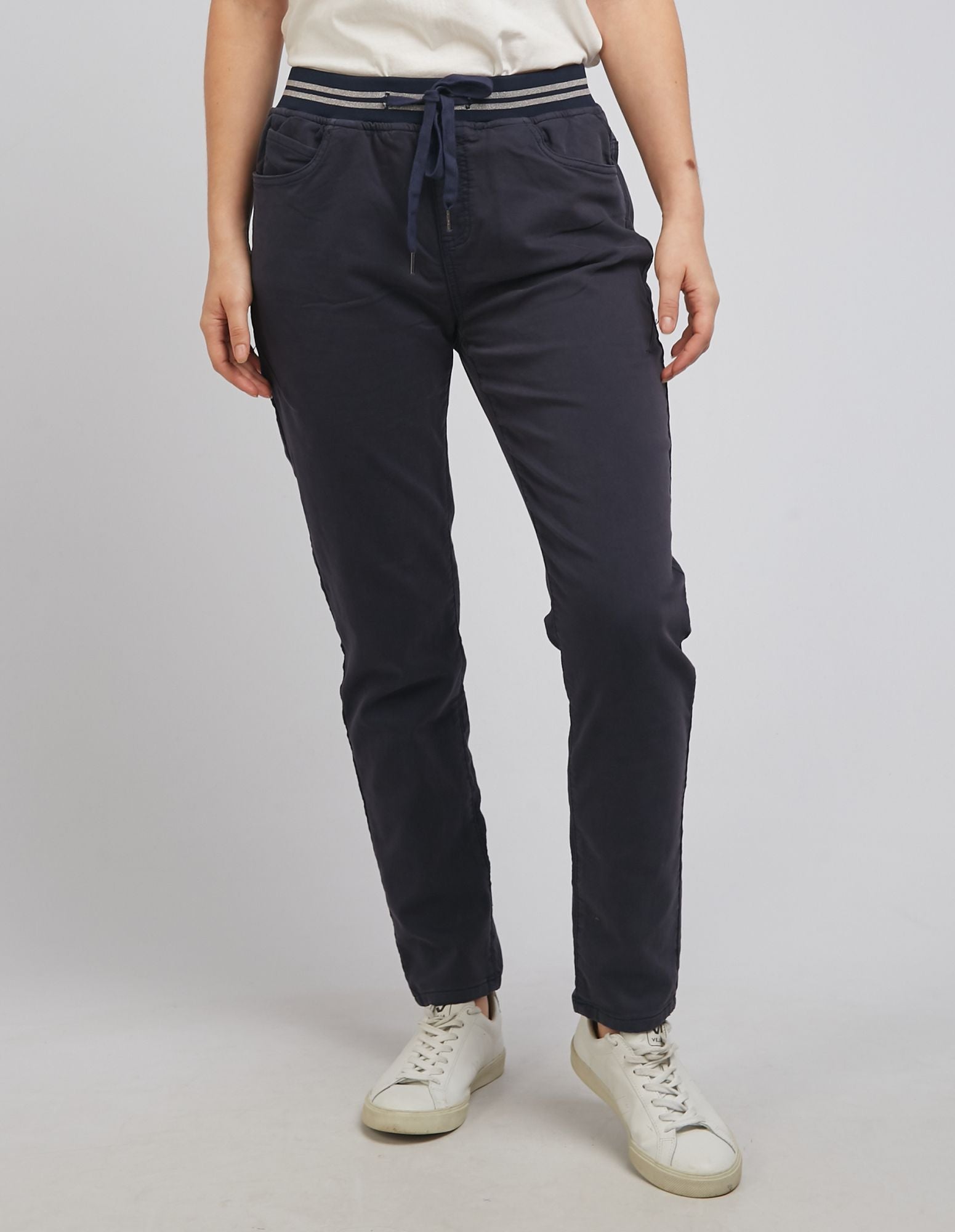 Foxwood Sylvia Jogger | Women's Joggers | Casual Pants | Navy | Little Extras Lifestyle | Forbes Women's Clothing