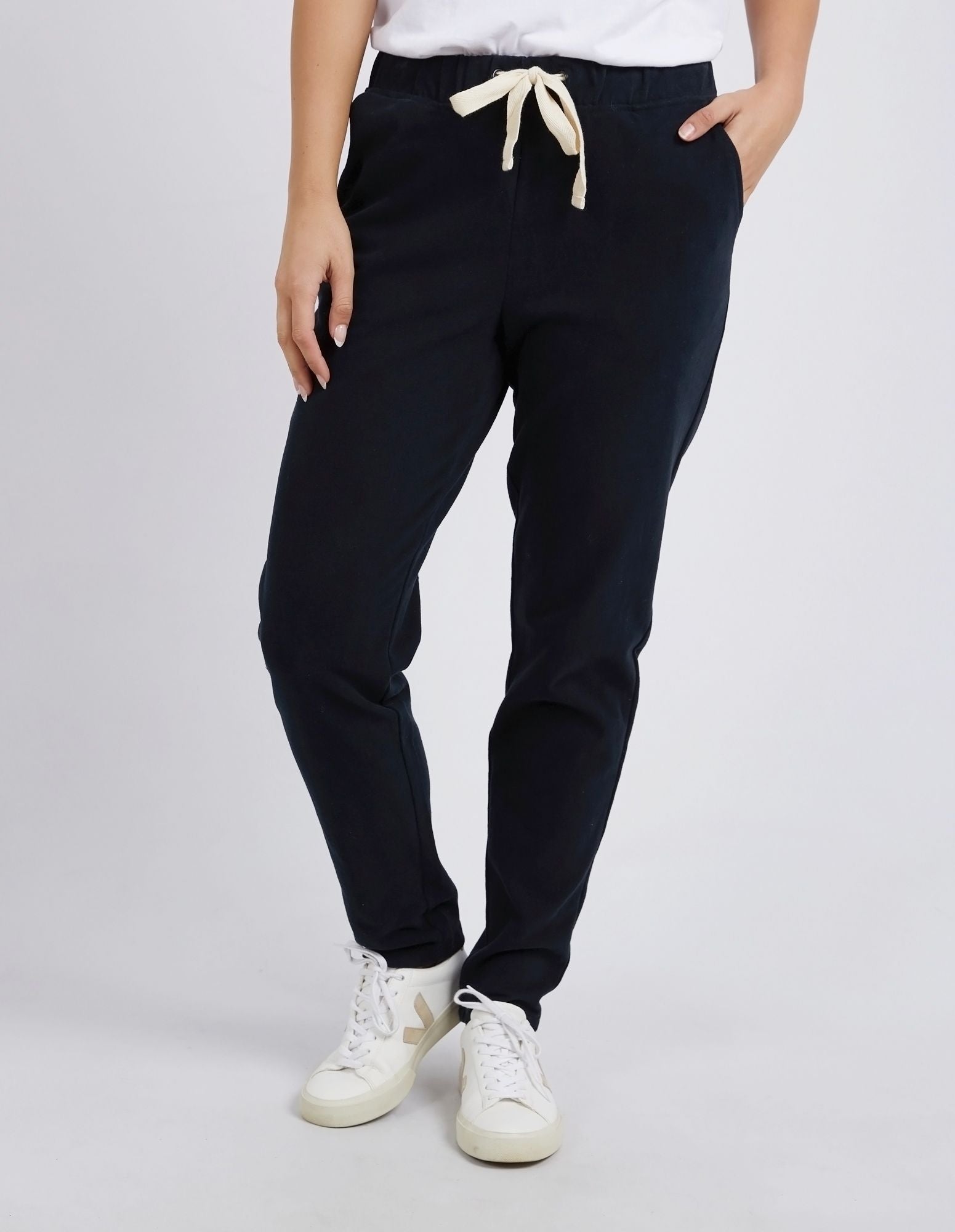 Foxwood Monday Pant Black | Women's Joggers | 100% Cotton | Little Extras Lifestyle | Forbes Women's Clothing Boutique