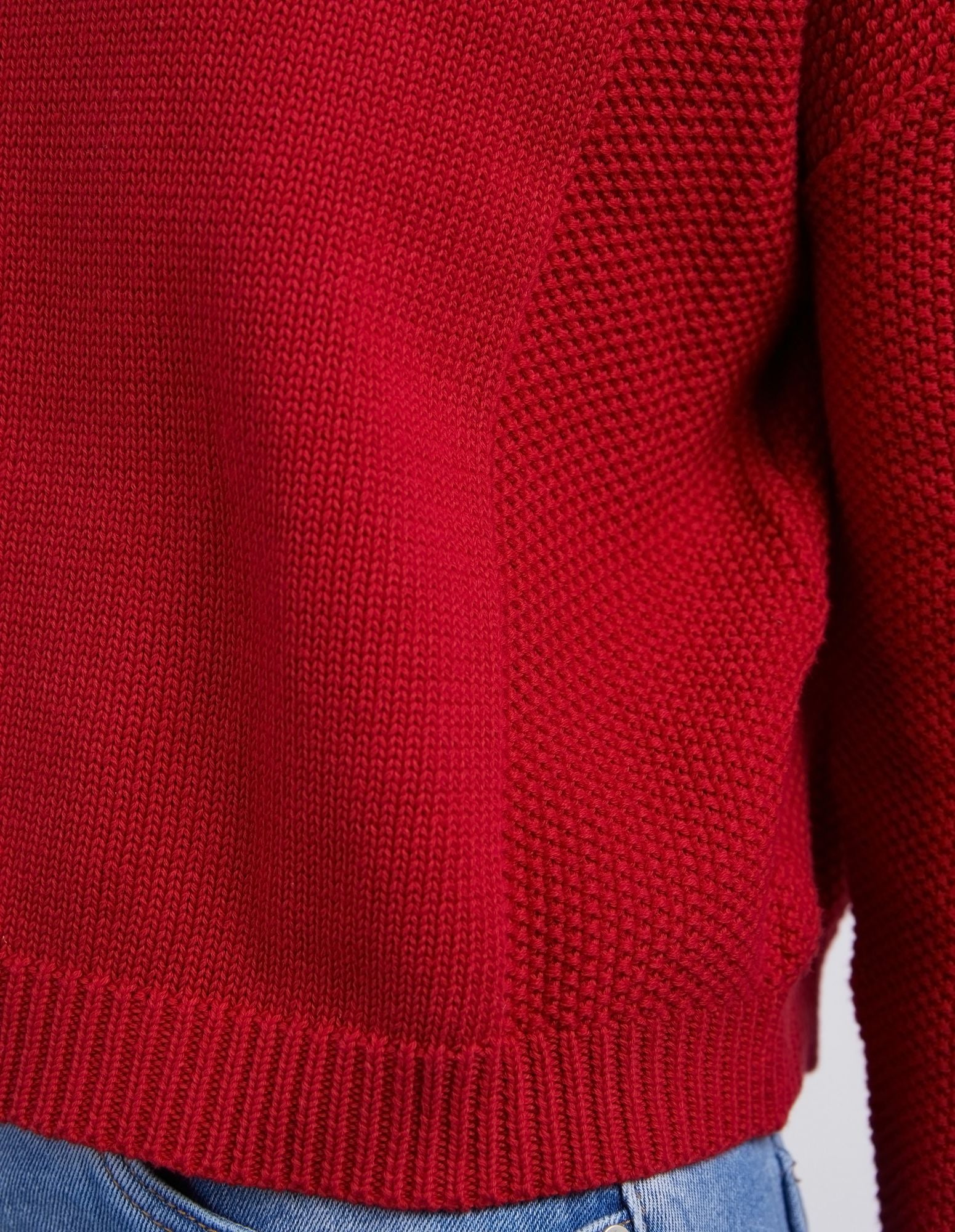 Foxwood Parker Knit Red | Women's Sweaters | Soft Cotton Knit | Little Extras Lifestyle | Women's Clothing Store Australia