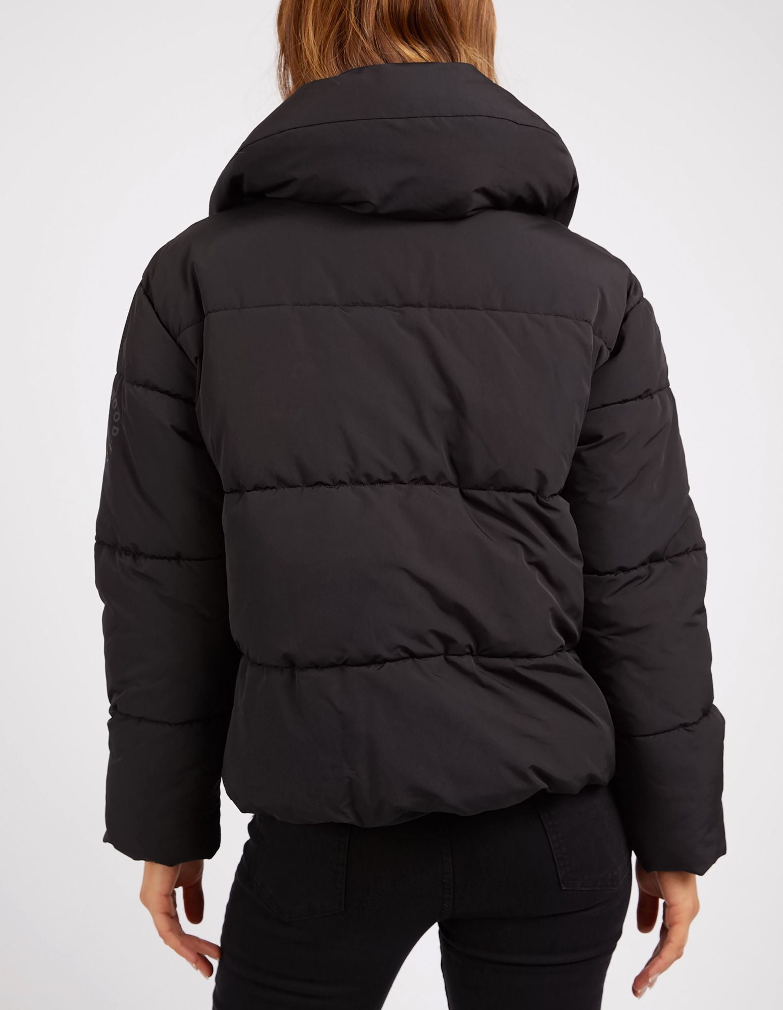 Foxwood Essential Puffer Jacket Black | Women's Winter Jacket | Little Extras Lifestyle | Women's Clothing Store Australia