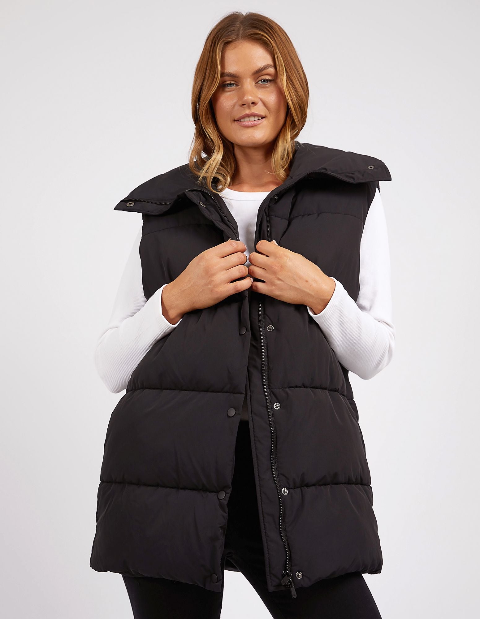 Foxwood Essential Puffer Vest [COLOUR:Black SIZE:S]