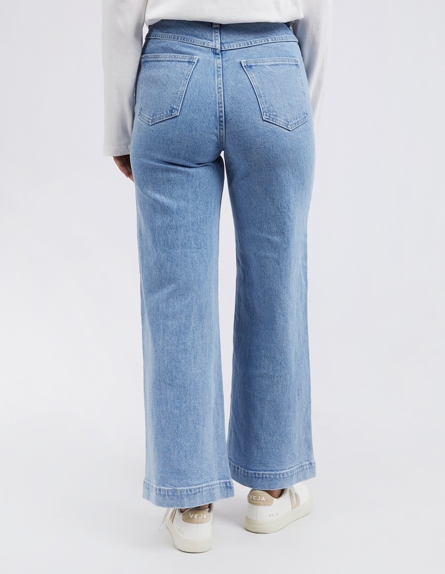 Foxwood Sarah Wide Leg Jean [COLOUR:Light blue SIZE:8]