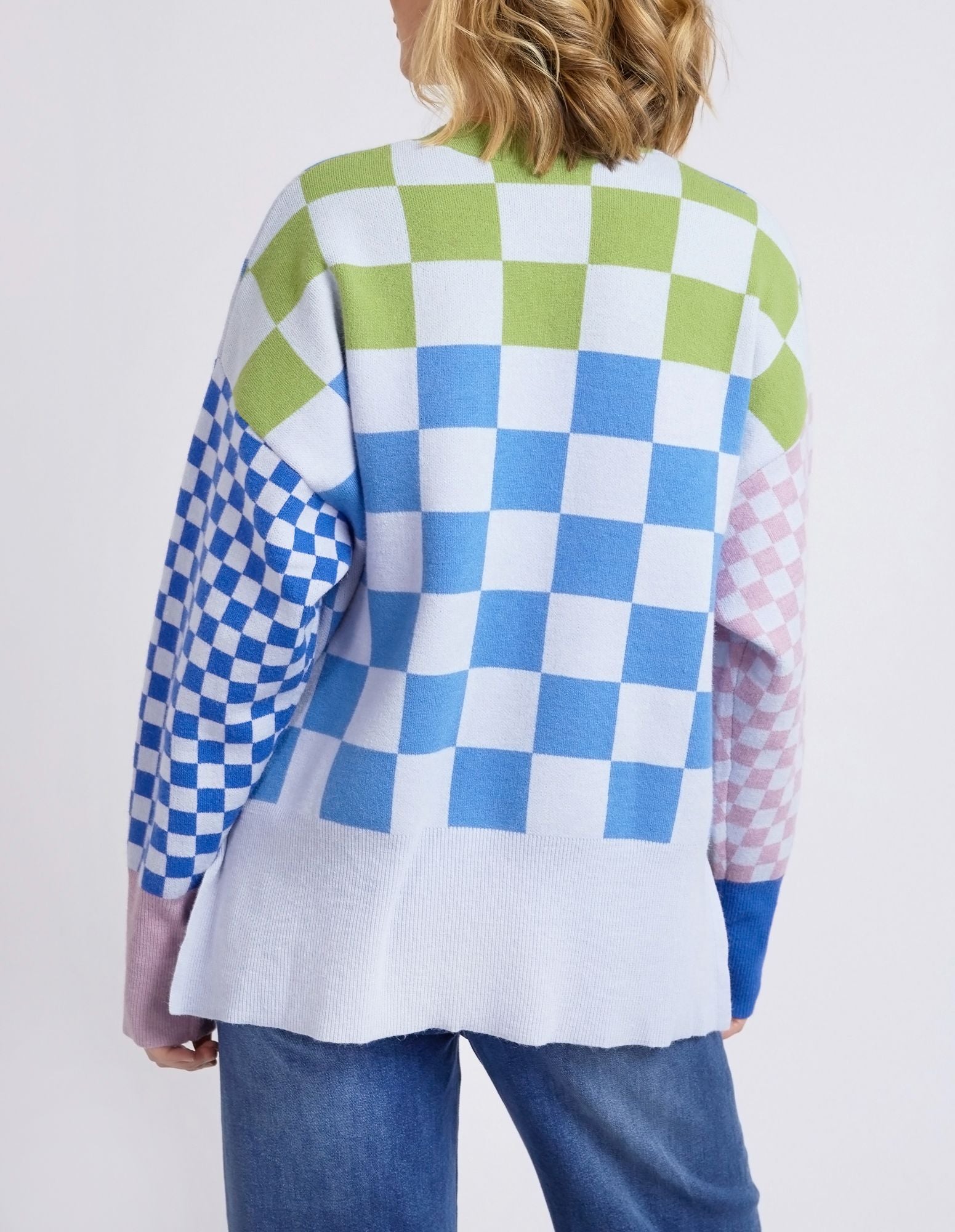 Elm Checkerboard Knit [COLOUR:Multi SIZE:S]