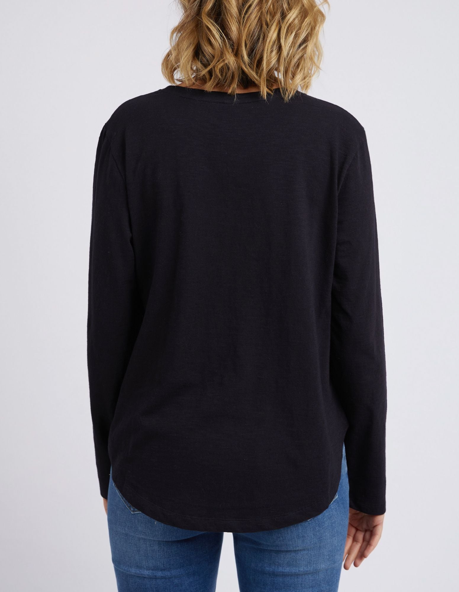 Elm Everyday L/S Tee [COLOUR:Black SIZE:6]