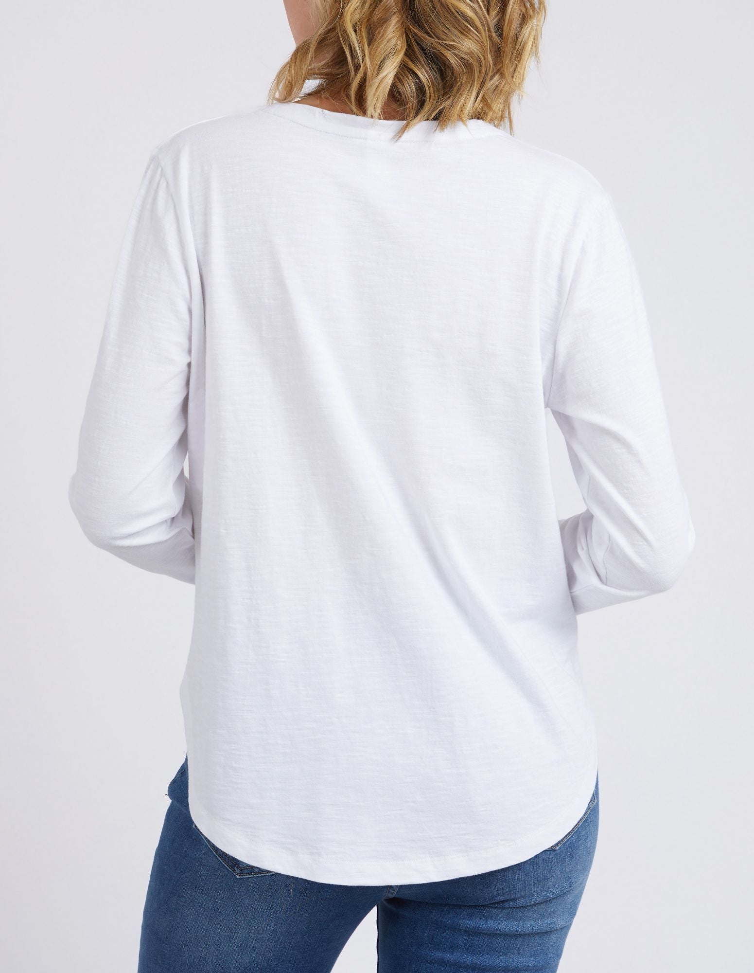 Elm Everyday L/S Tee [COLOUR:White SIZE:6]