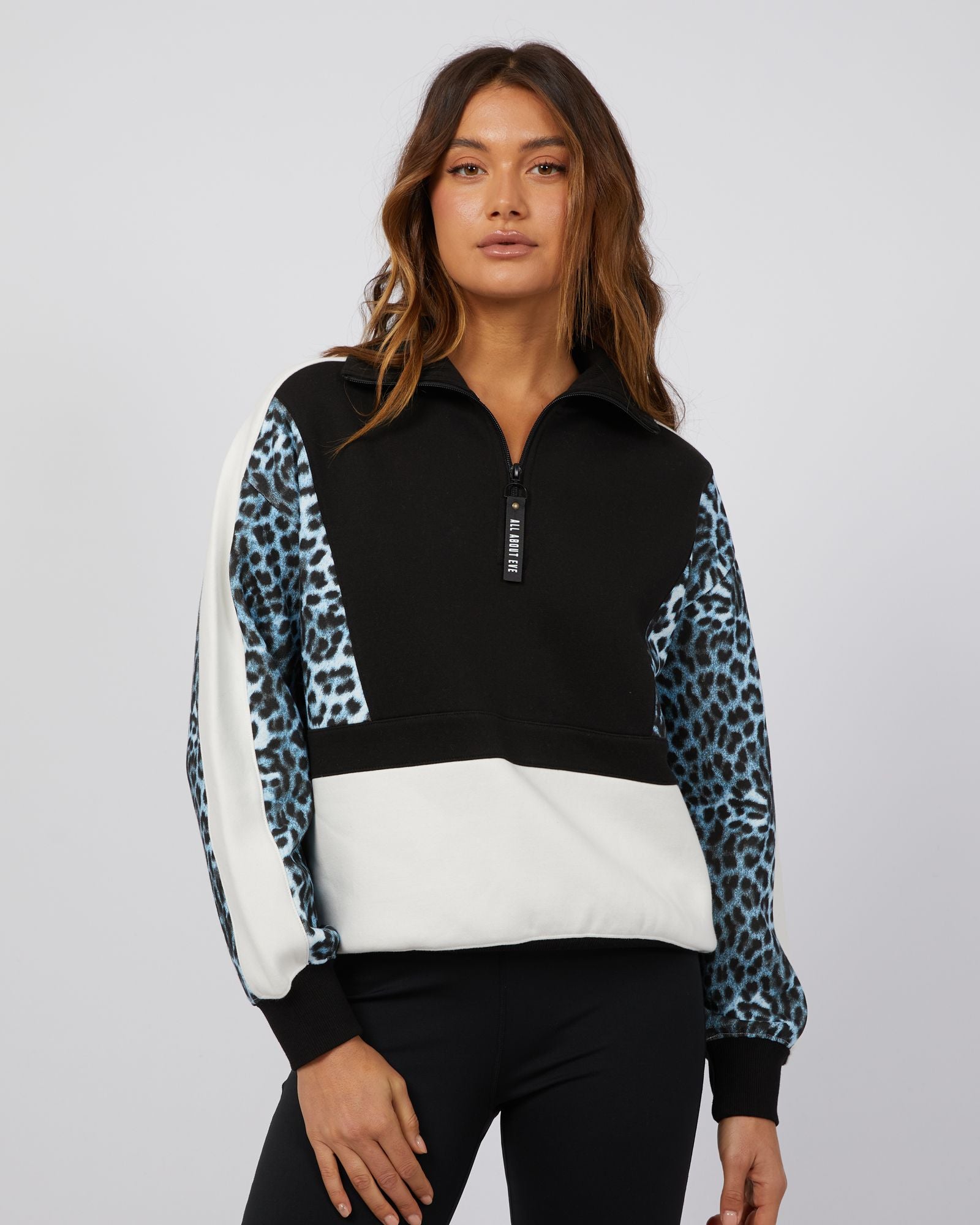 All About Eve Ski Lodge 1/4 Zip [COLOUR:Black SIZE:6]