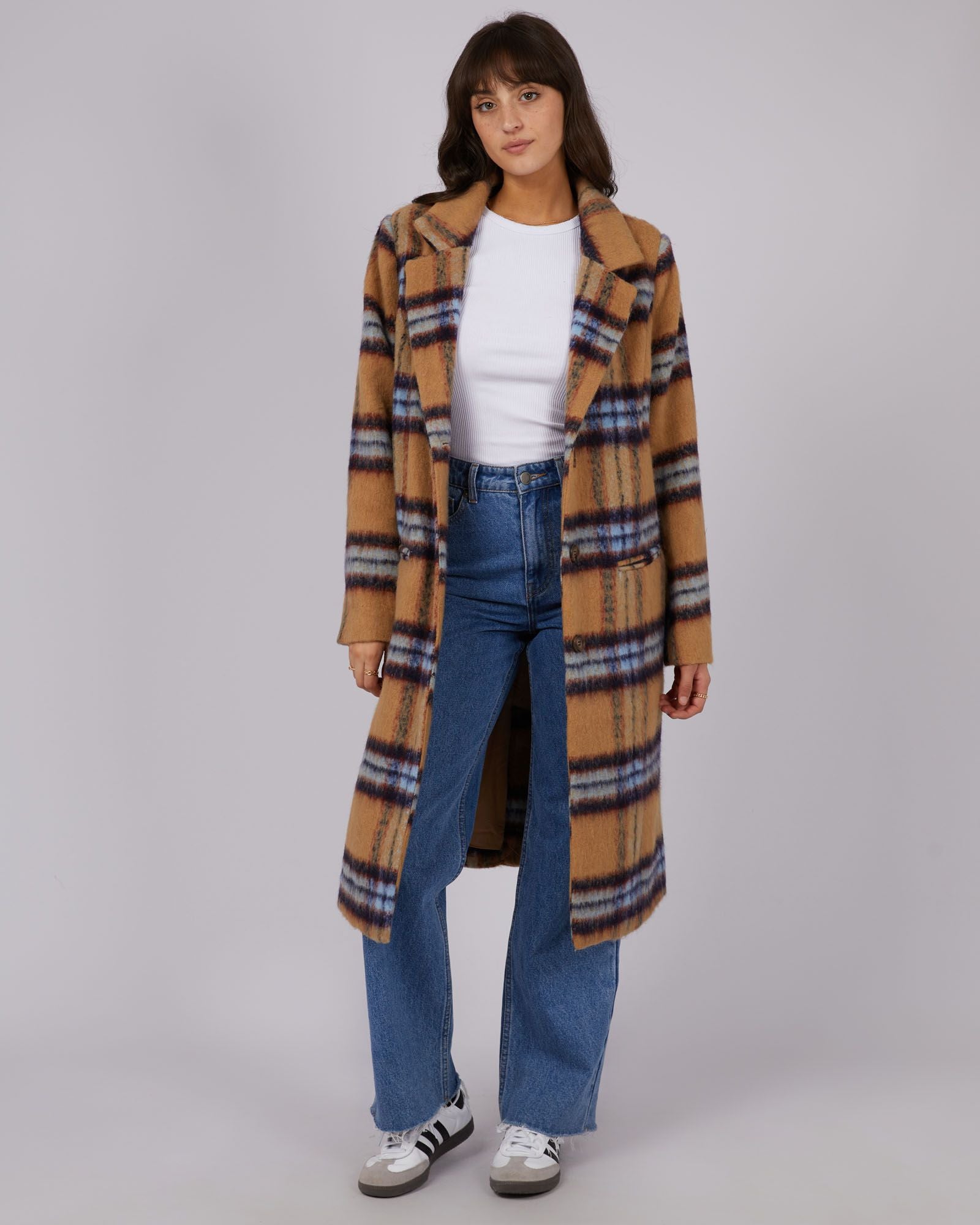 All About Eve Aubrey Check Coat [COLOUR:Check SIZE:6]