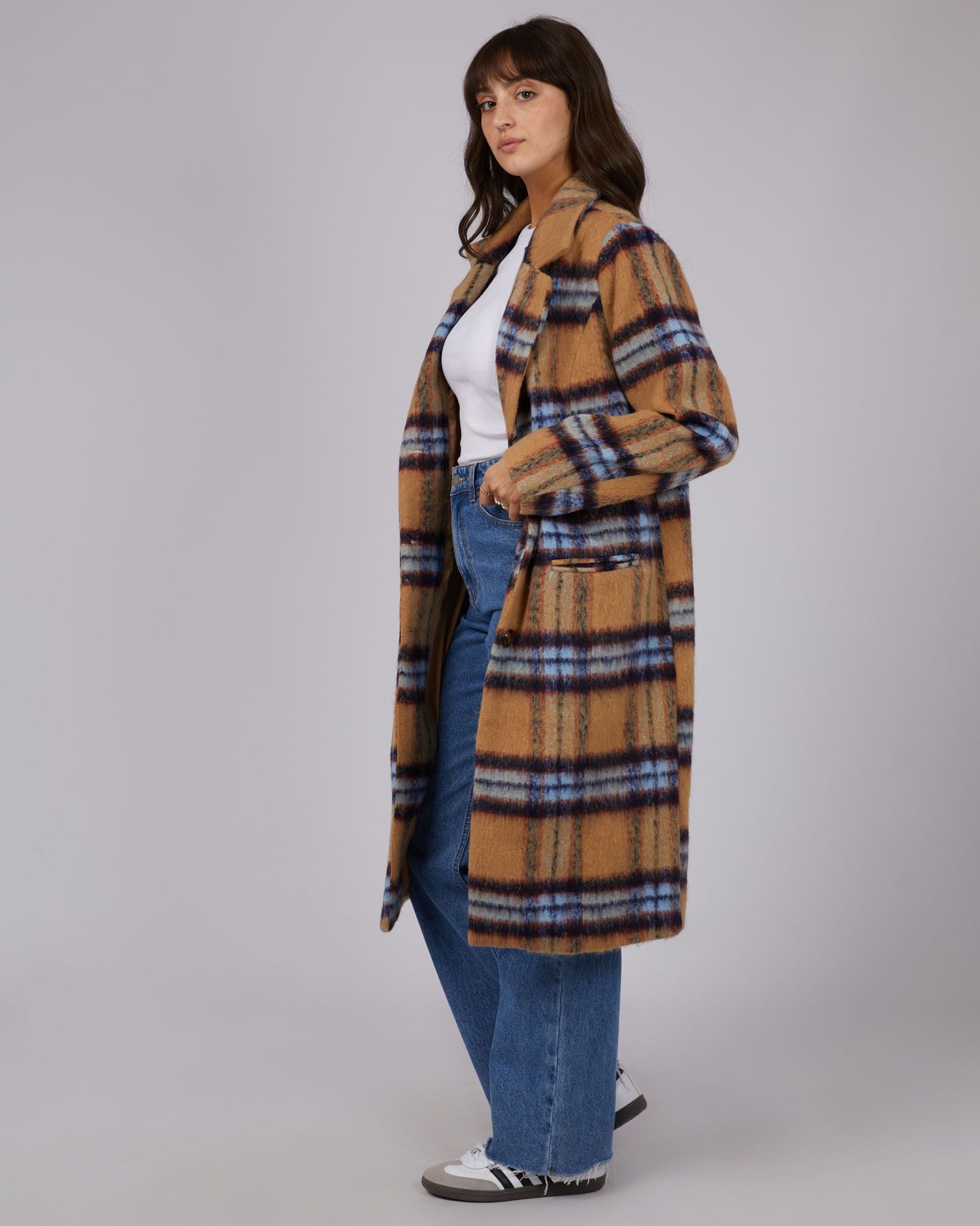 All About Eve Aubrey Check Coat [COLOUR:Check SIZE:6]