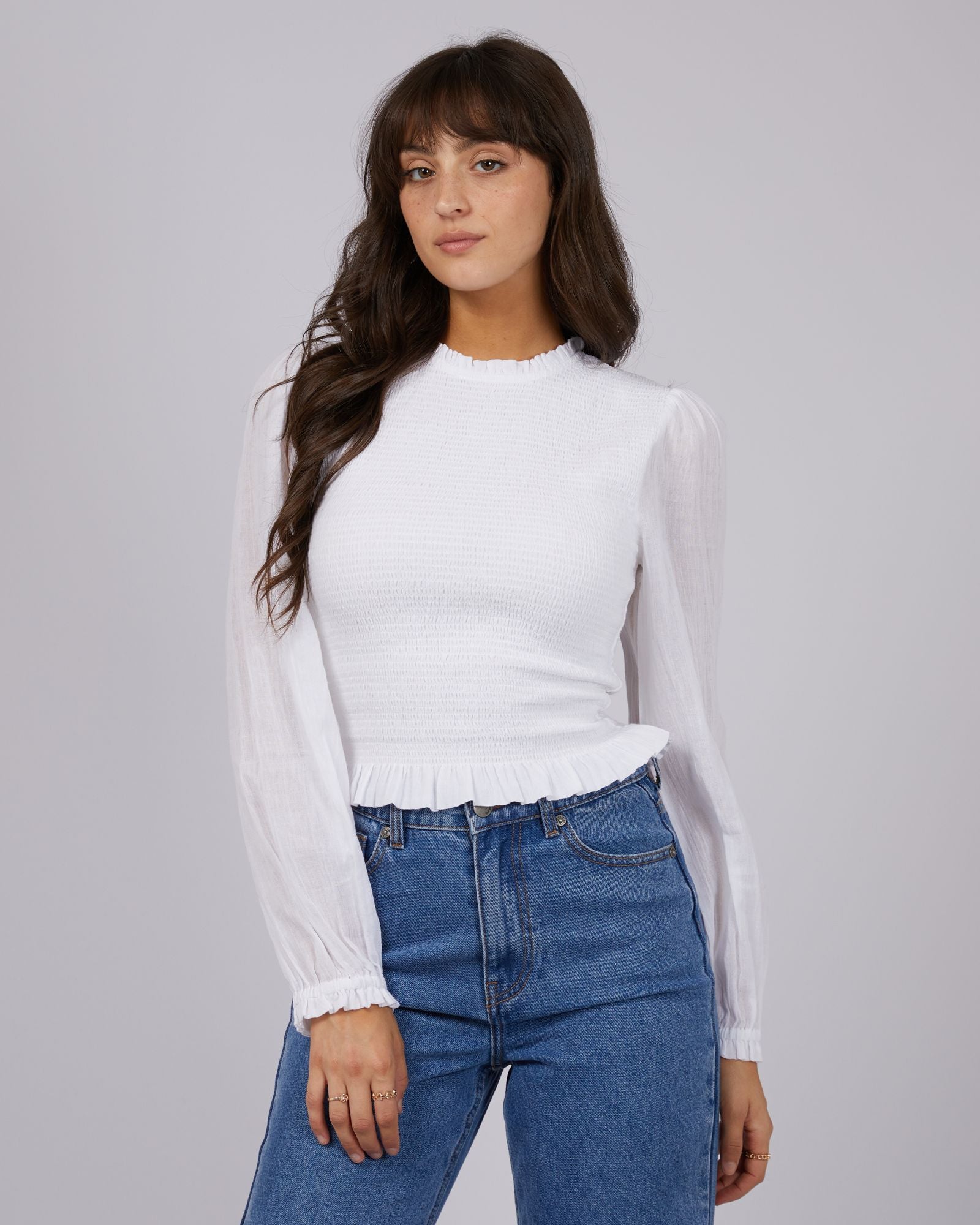 All About Eve Audrina Top [COLOUR:White SIZE:6]