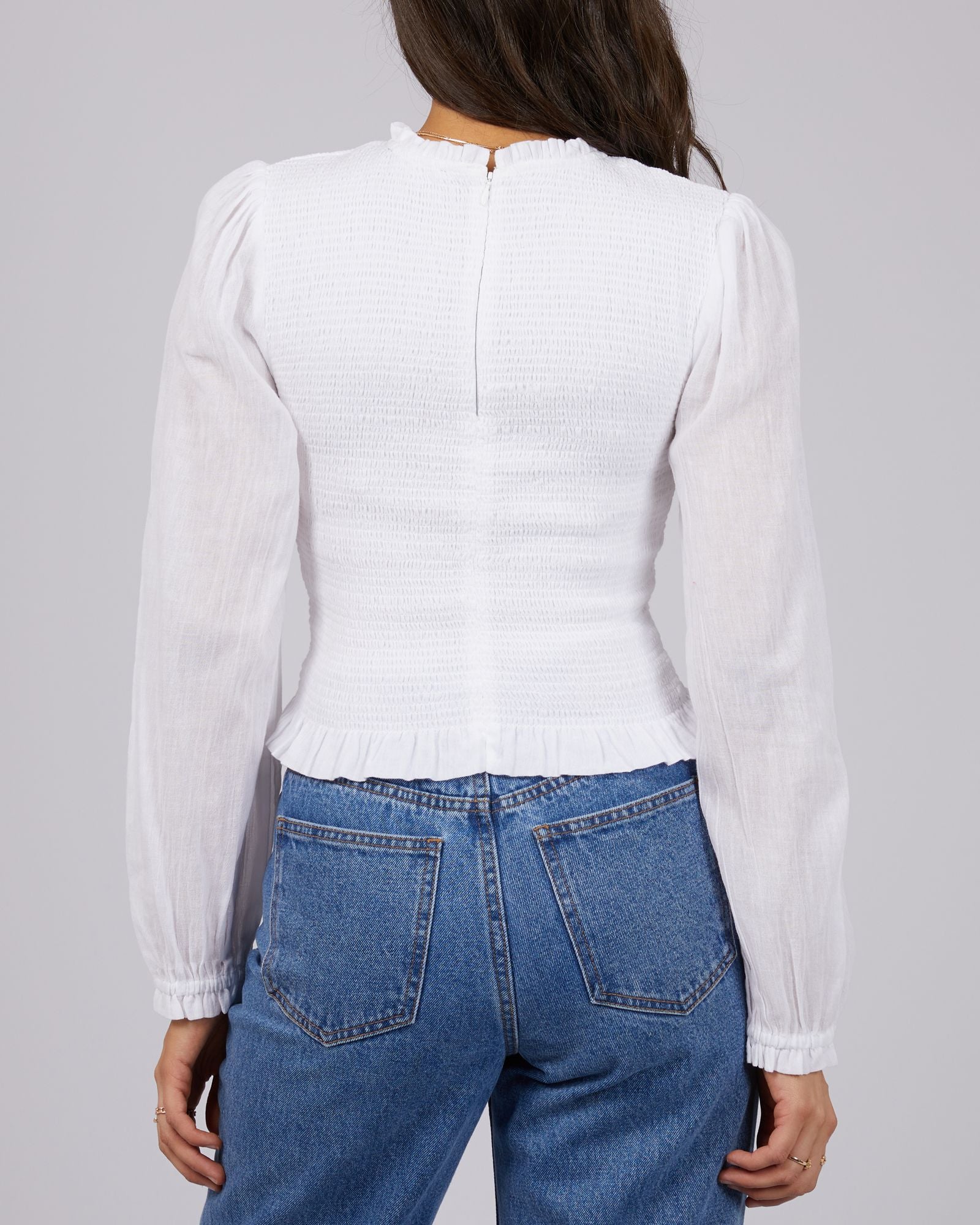 All About Eve Audrina Top [COLOUR:White SIZE:6]