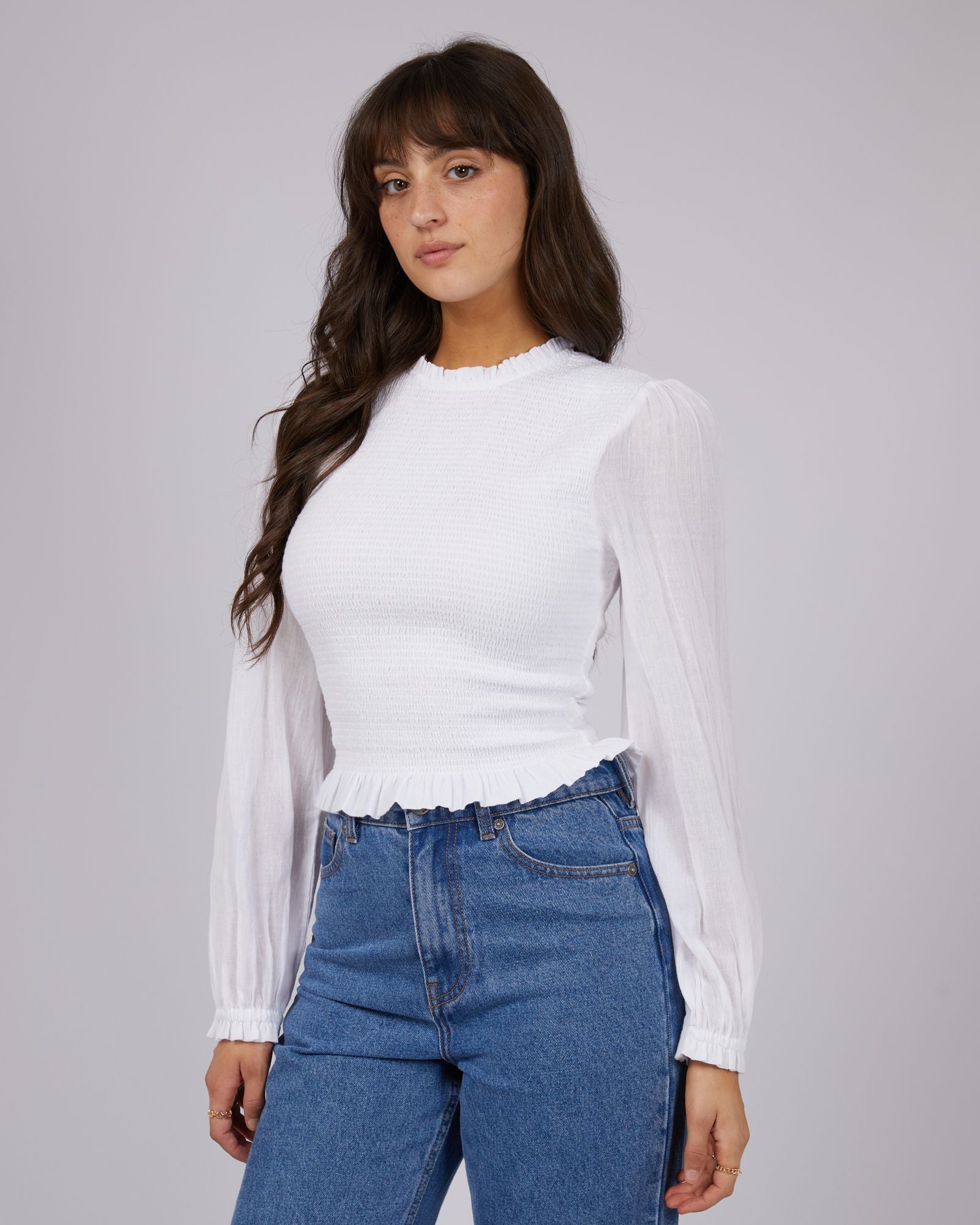 All About Eve Audrina Top [COLOUR:White SIZE:6]