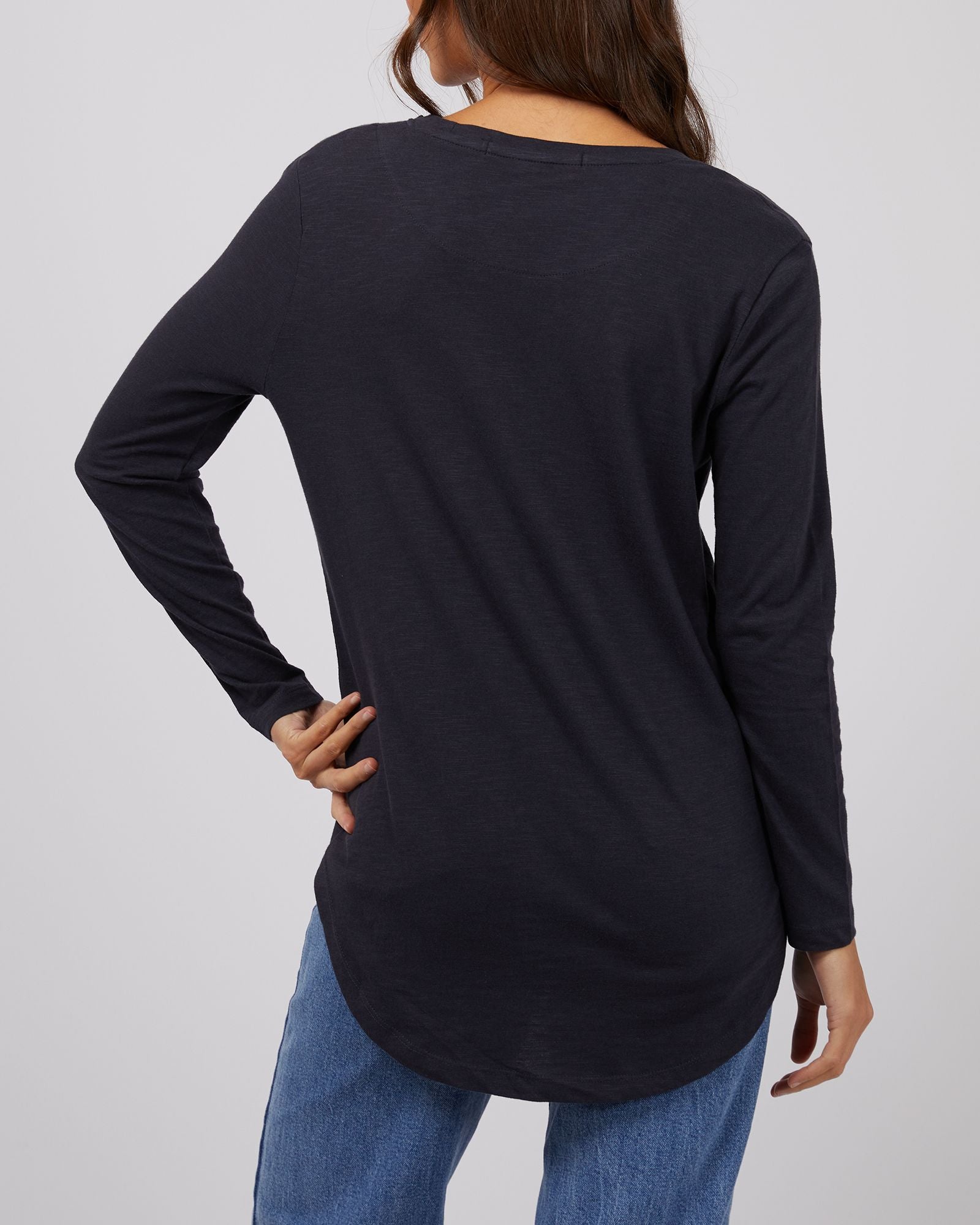 Silent Theory Marvellous Long Sleeve [COLOUR:Navy SIZE:6]