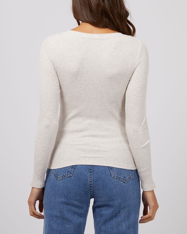 Silent Theory Lily Long Sleeve [COLOUR:Oat SIZE:6]