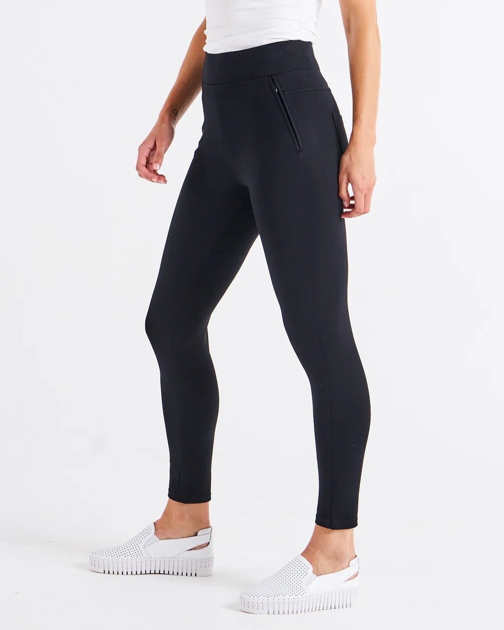 Betty Basics Priscilla Ponte Legging [COLOUR:Black SIZE:10]