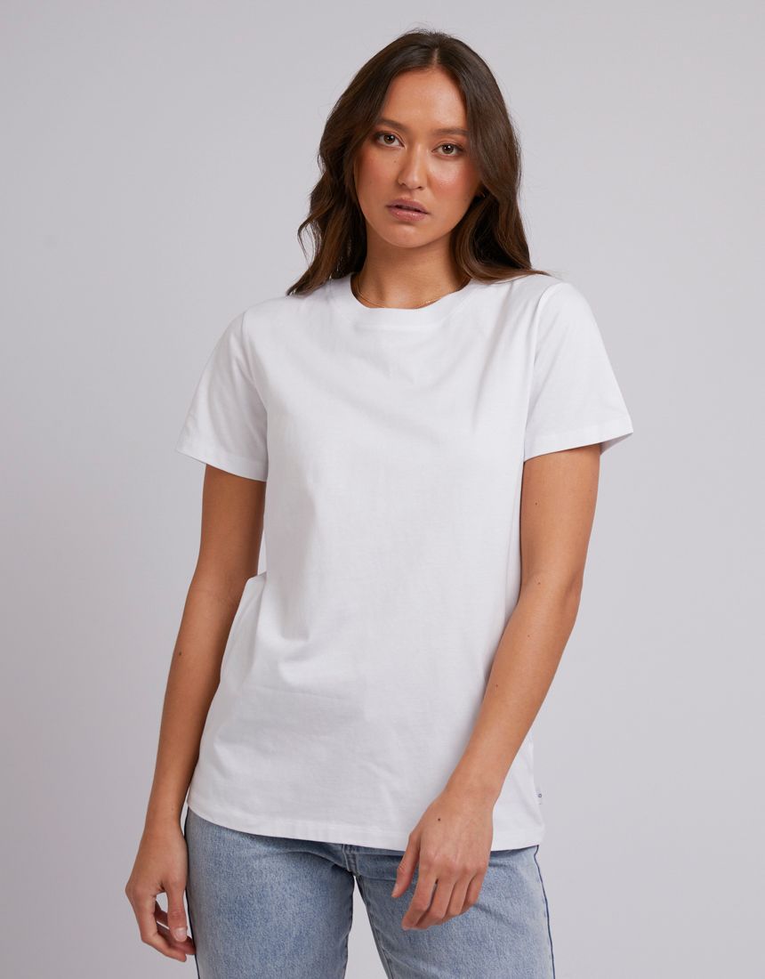 Silent Theory Layering Tee [COLOUR:White SIZE:6]