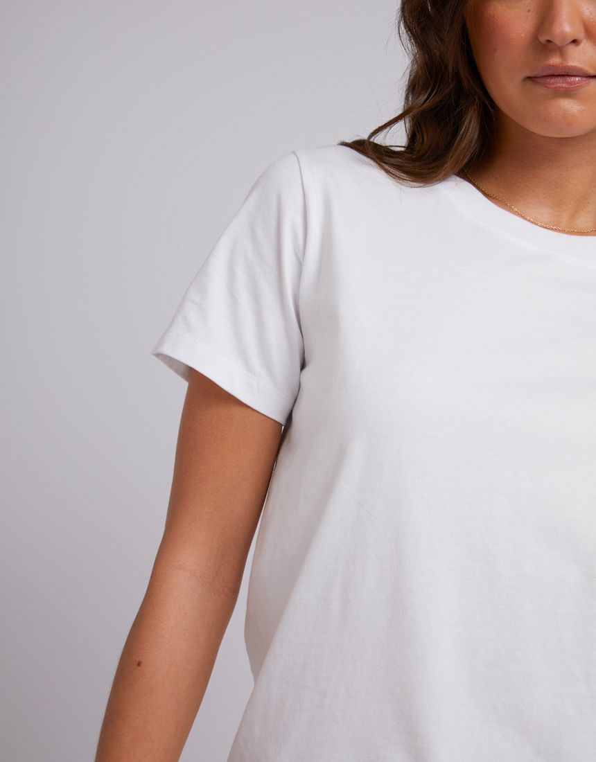 Silent Theory Layering Tee [COLOUR:White SIZE:6]