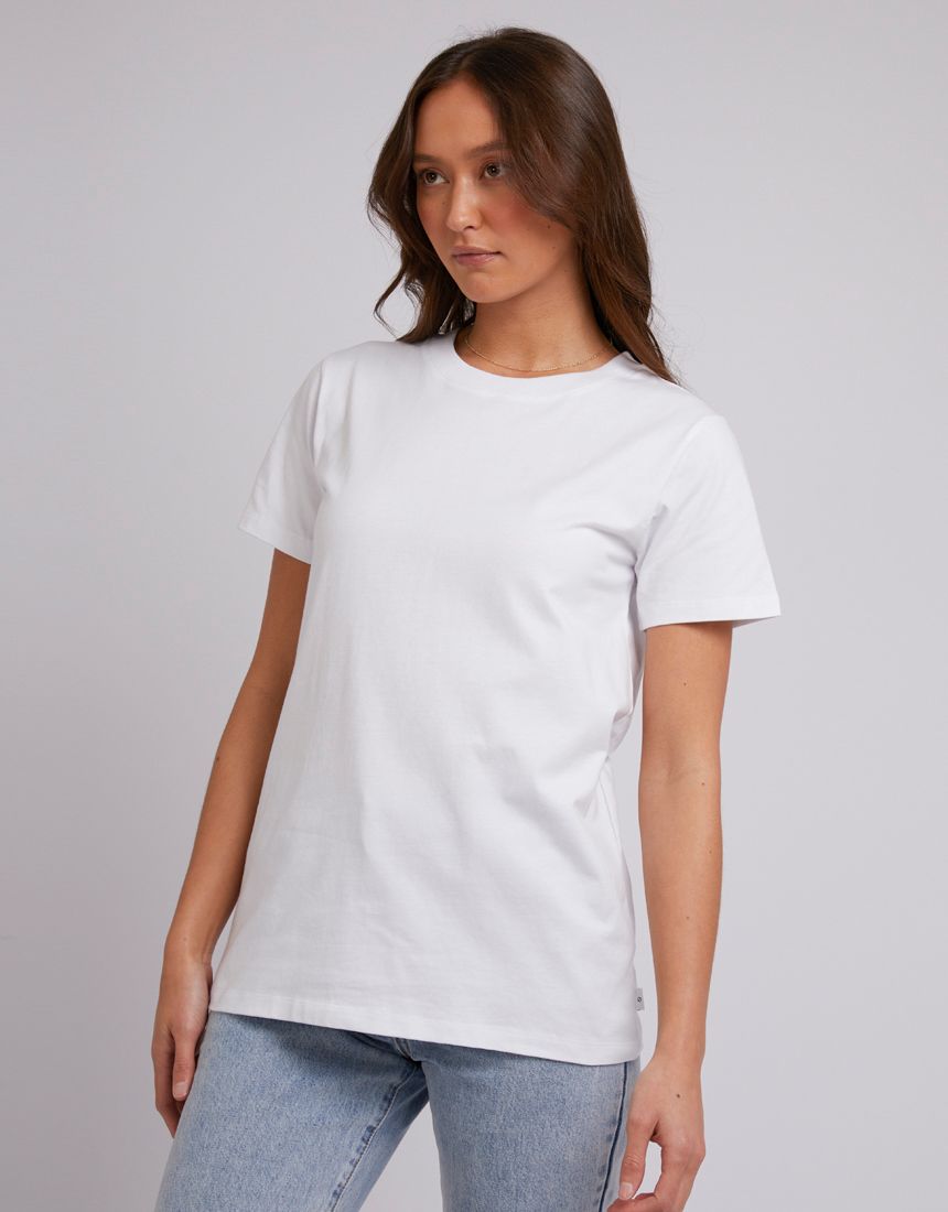 Silent Theory Layering Tee [COLOUR:White SIZE:6]