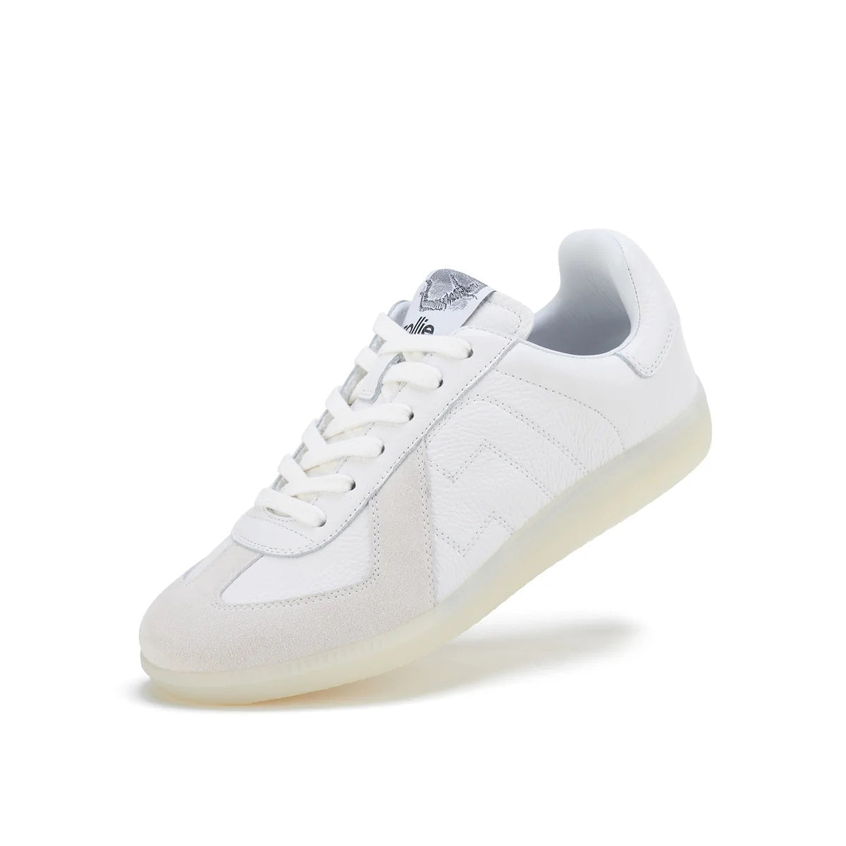 Rollie Pace Sneaker [COLOUR:All White/Clear SIZE:37]