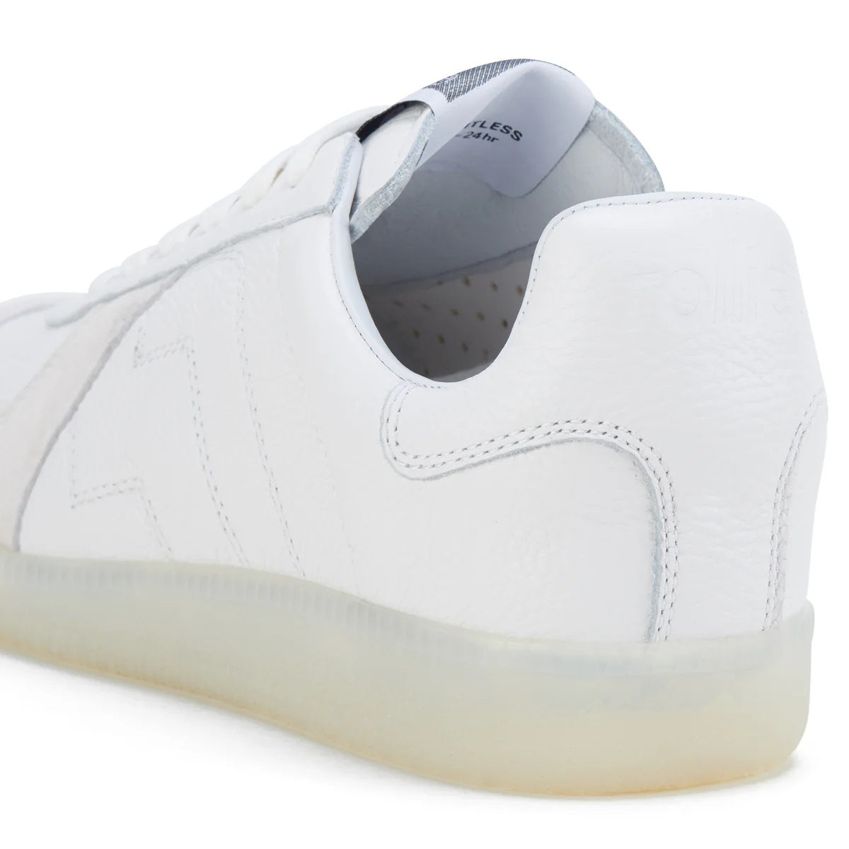 Rollie Pace Sneaker [COLOUR:All White/Clear SIZE:37]