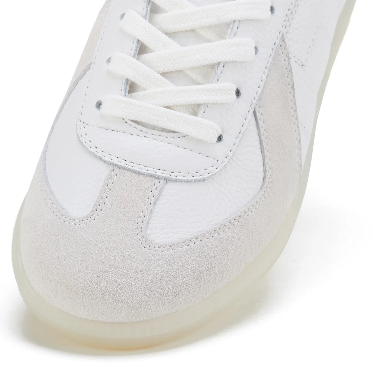 Rollie Pace Sneaker [COLOUR:All White/Clear SIZE:37]