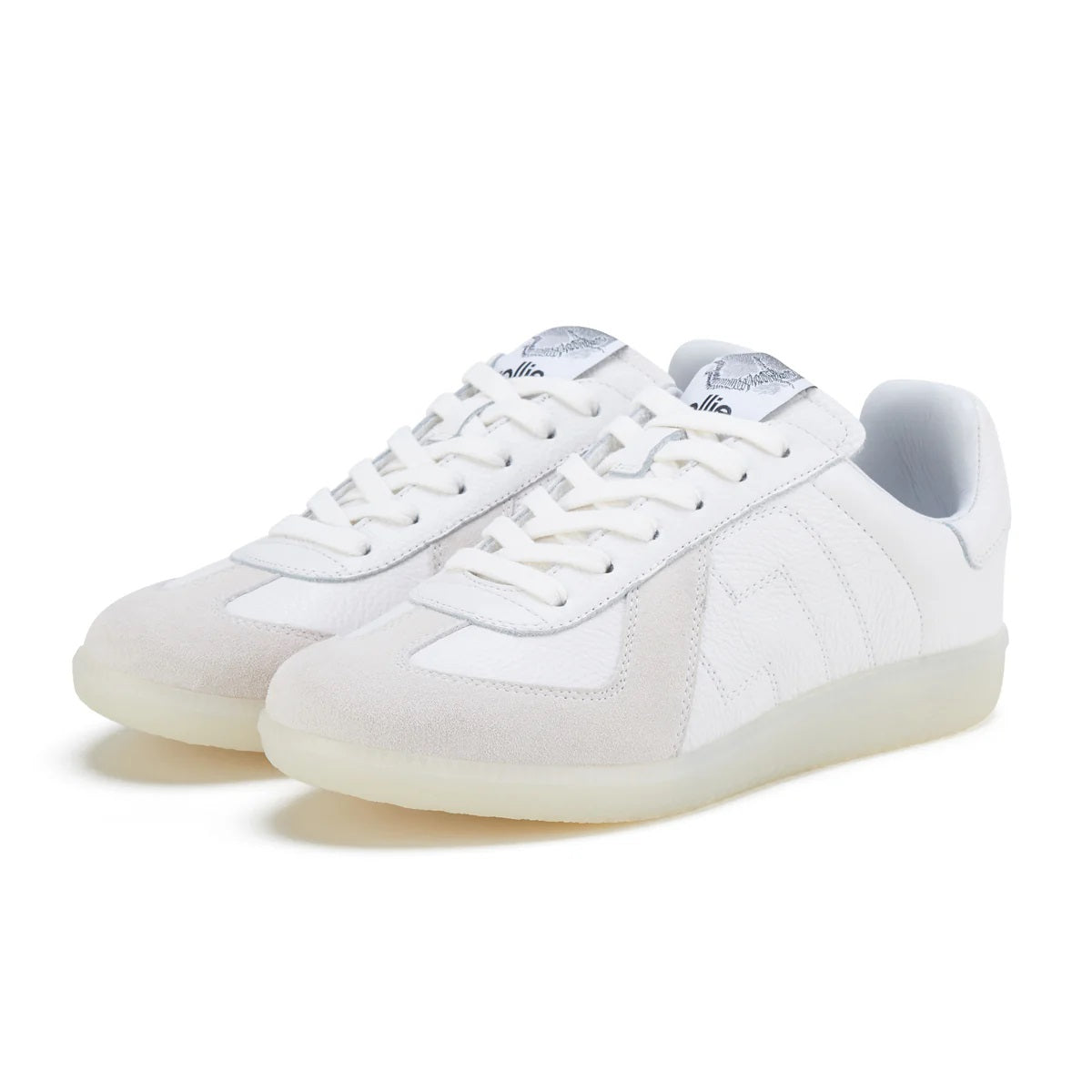 Rollie Pace Sneaker [COLOUR:All White/Clear SIZE:37]