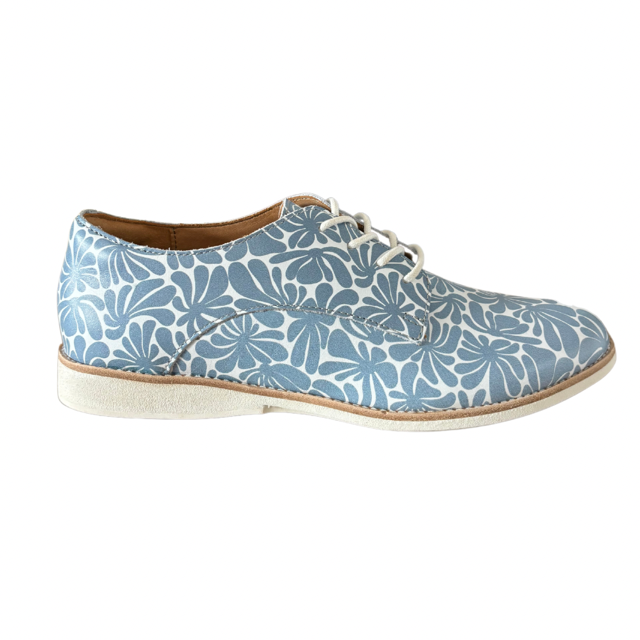 Rollie Derby [COLOUR:Steel Blue Flower SIZE:37]