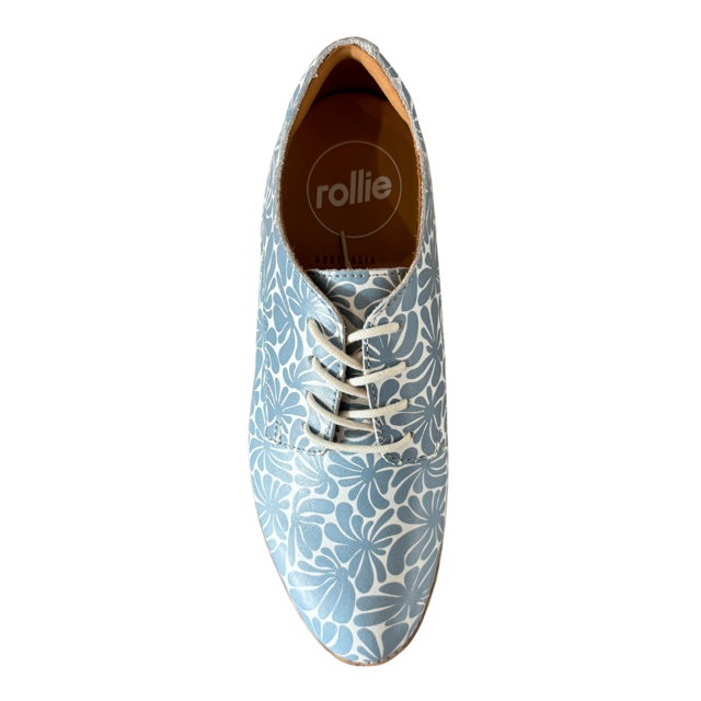 Rollie Derby [COLOUR:Steel Blue Flower SIZE:37]