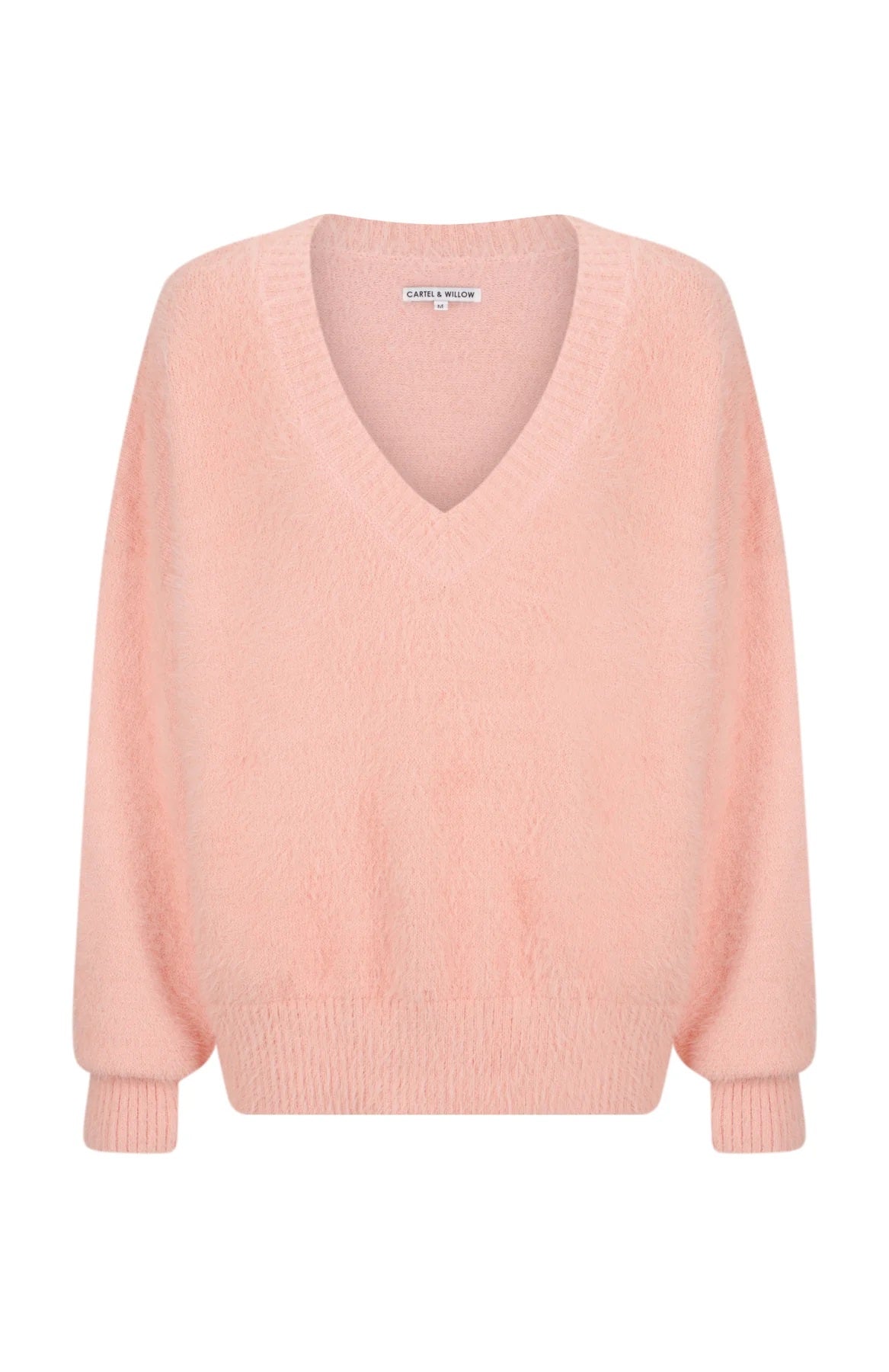 Cartel & Willow Emmie Sweater [COLOUR:Melon pink SIZE:XS]