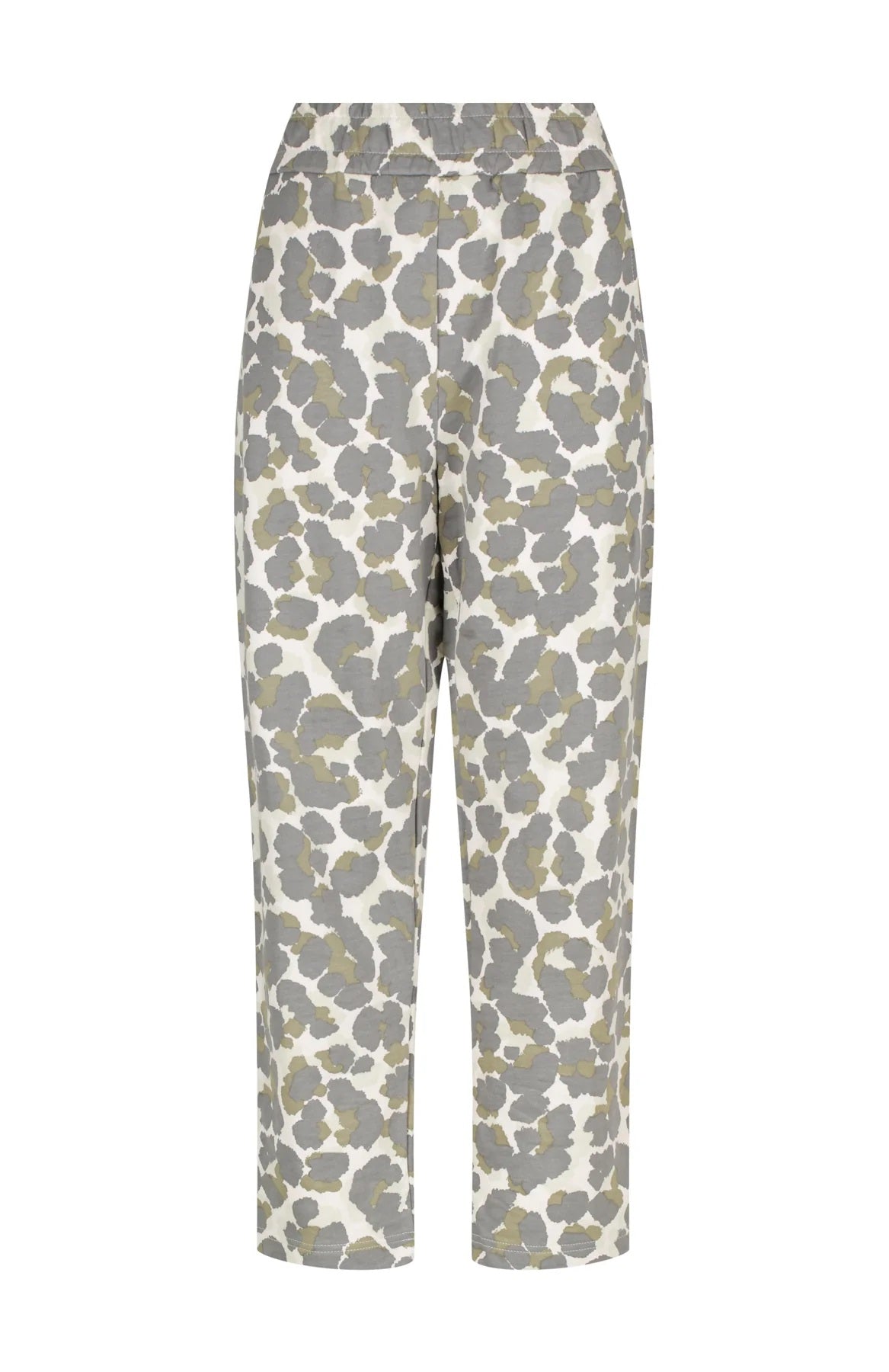 Cartel & Willow Grace Pant [COLOUR:Khaki leopard SIZE:XS]