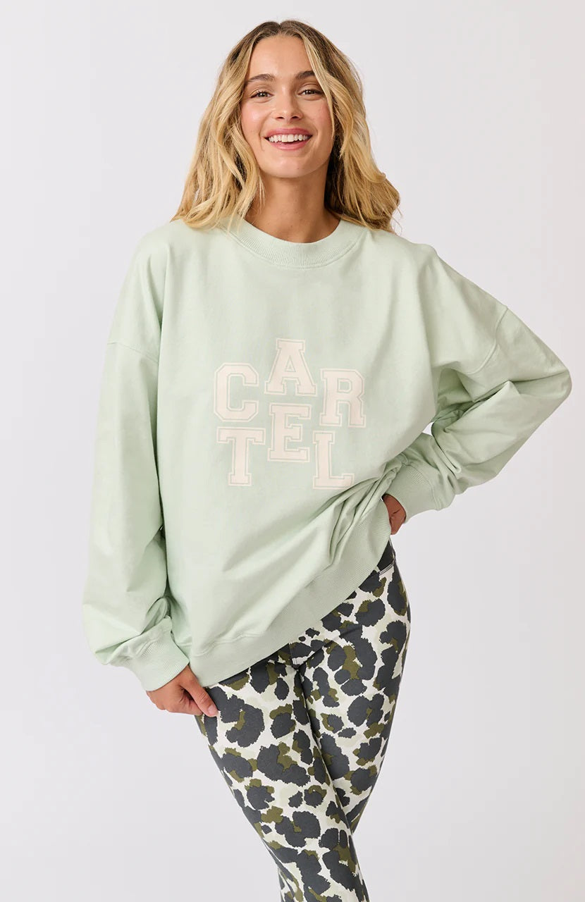 Cartel & Willow Nina Sweater [COLOUR:Matcha SIZE:XS]