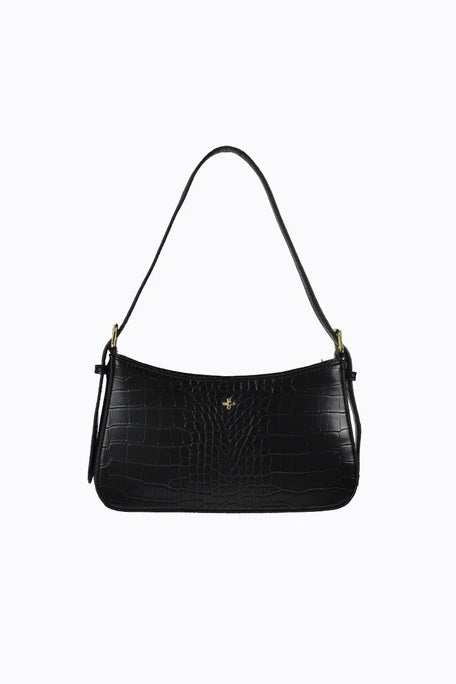 Peta + Jain Lilu Shoulder Bag - Black Croc