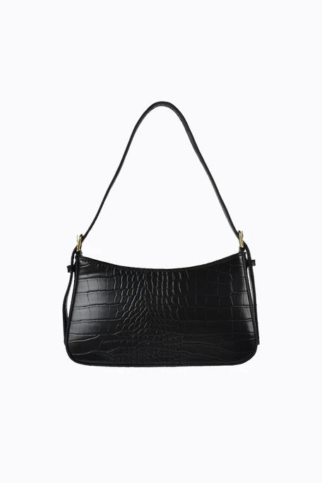 Peta + Jain Lilu Shoulder Bag - Black Croc