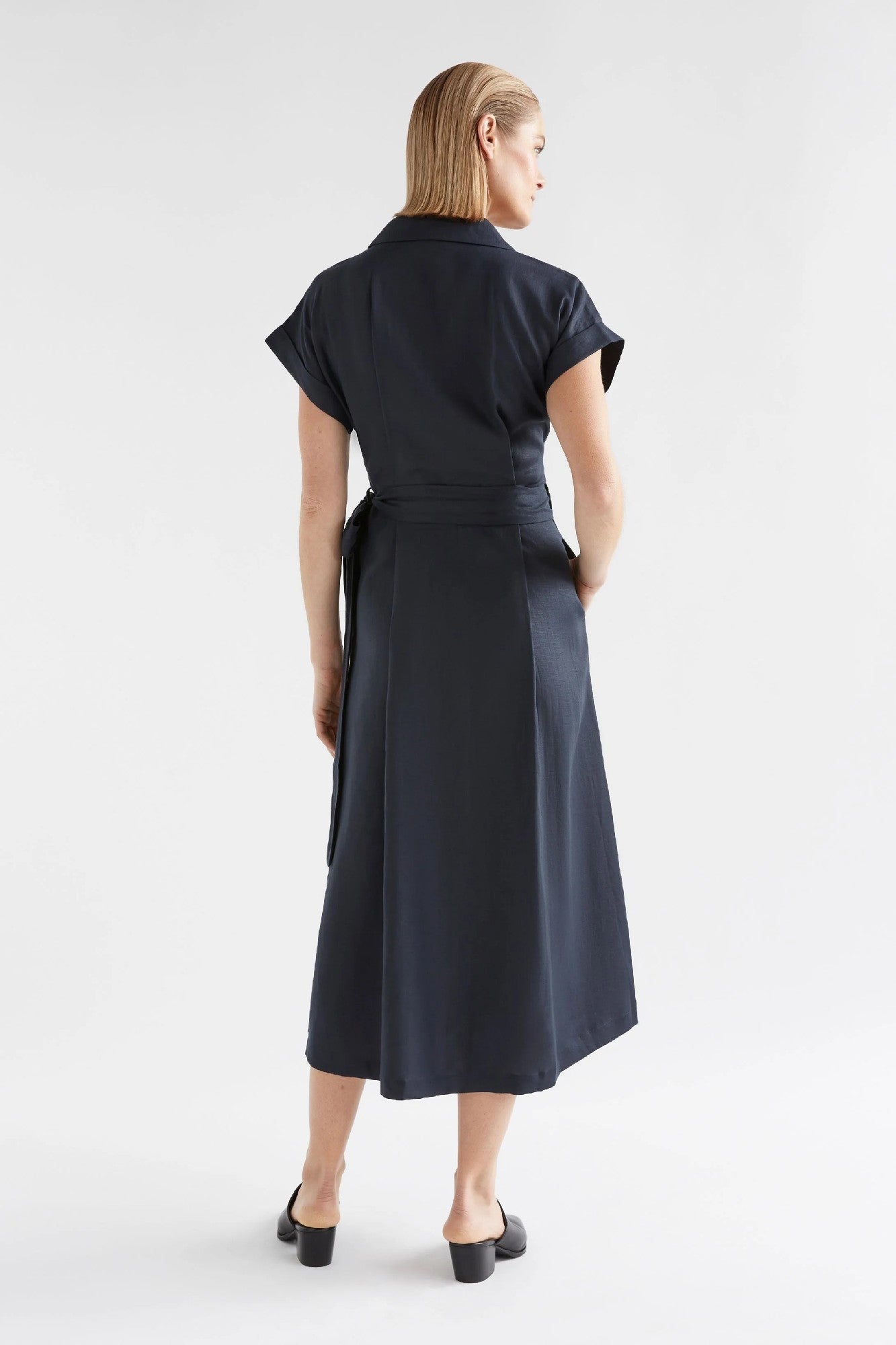 Elk Minnen Wrap Dress [COLOUR:Space Blue SIZE:8]