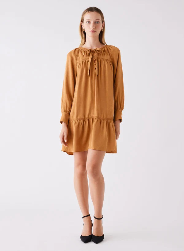 Esmaee Compass Dress [COLOUR:Mustard SIZE:XS]