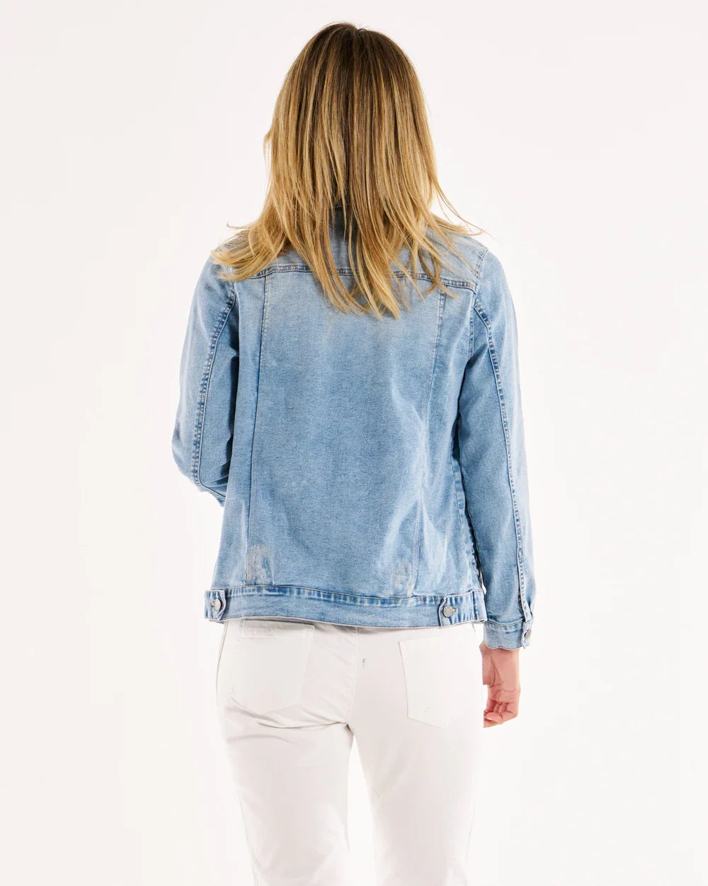 Betty Basics Mayfair Denim Jacket [COLOUR:Vintage Blue SIZE:8]