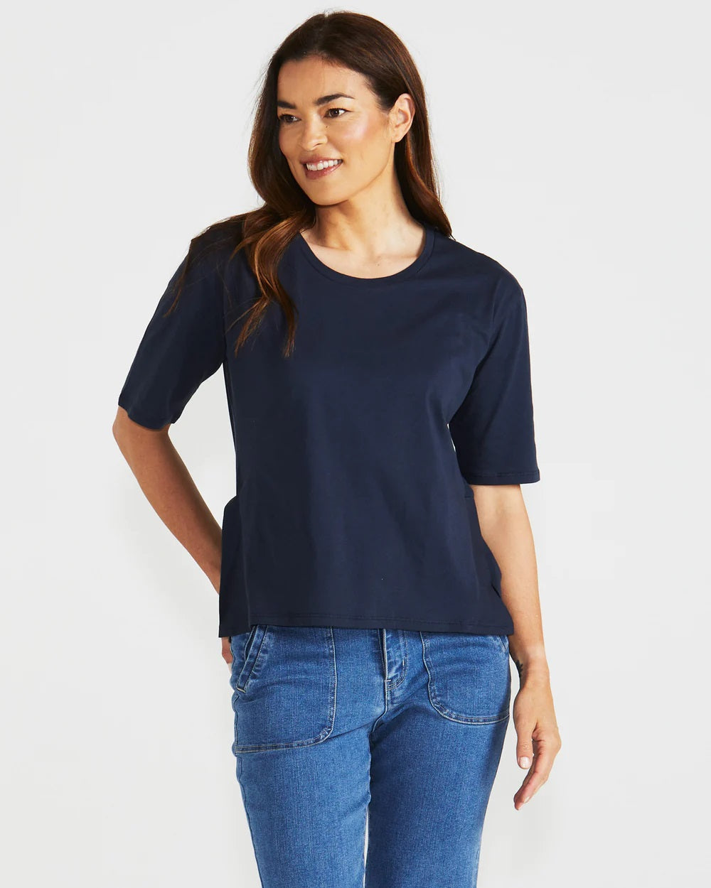 Betty Basics Naomi Tee [COLOUR:Navy SIZE:8]